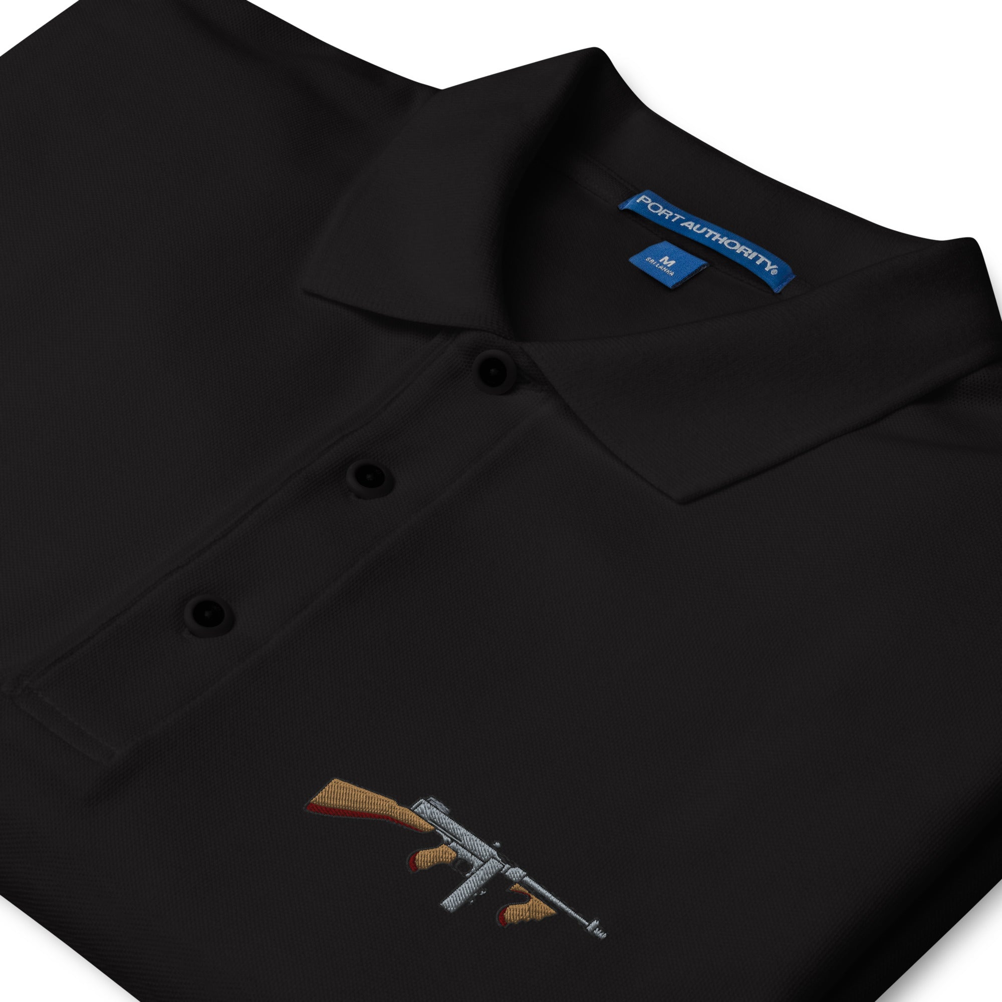 Tommy Gun with Drum Mag Men's Polo