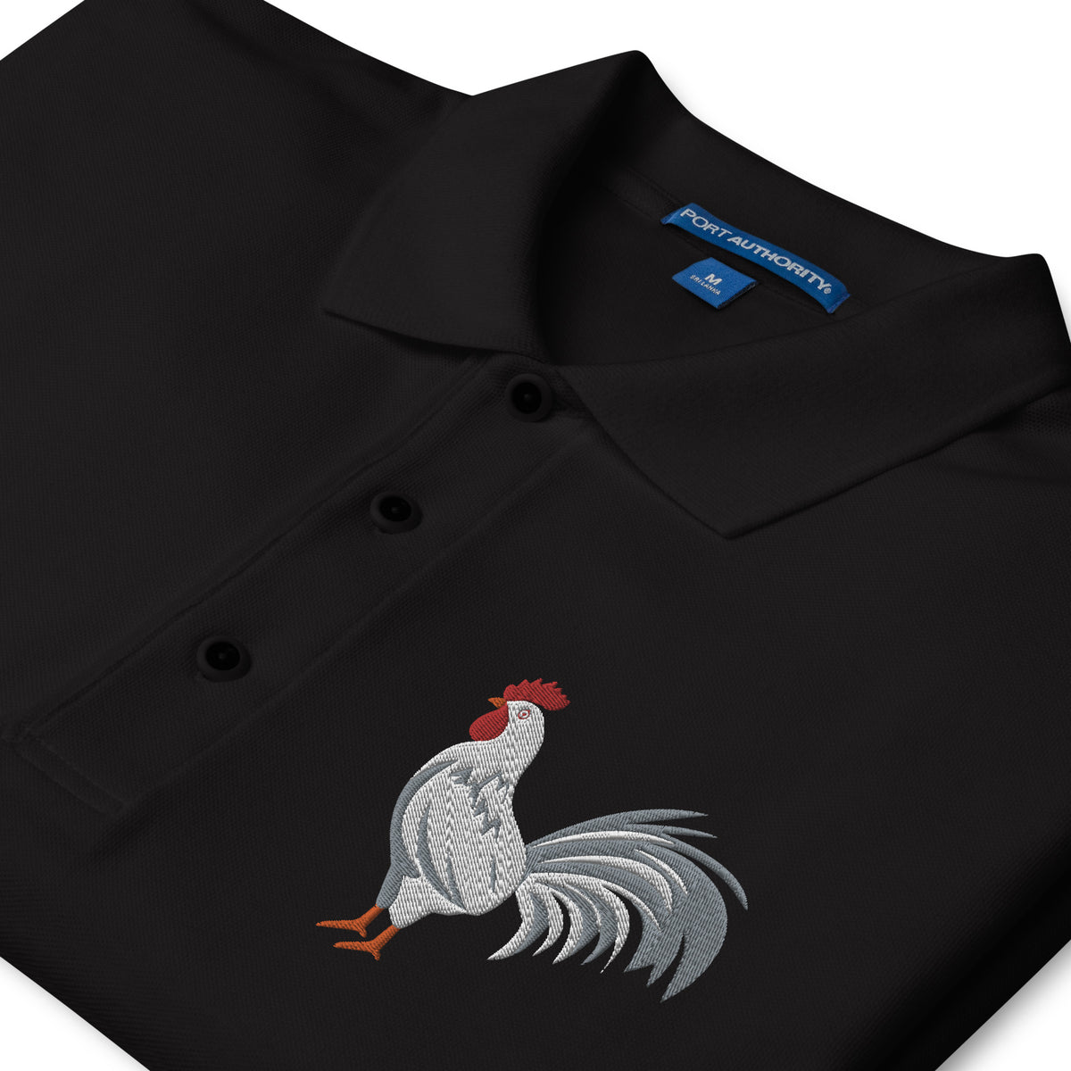 Huge White Cock Men&#39;s Polo