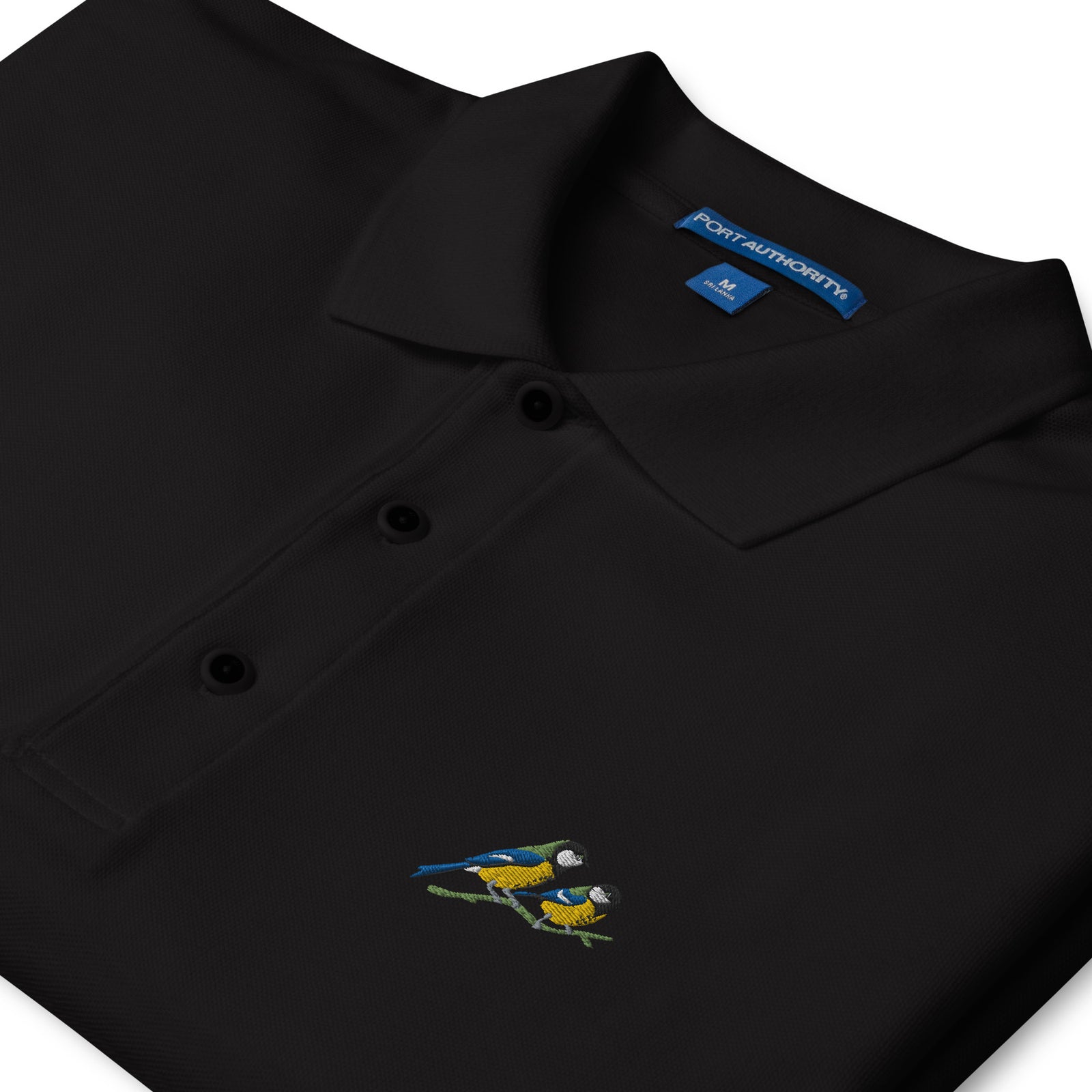 A Pair of Great Tits Men's Premium Polo