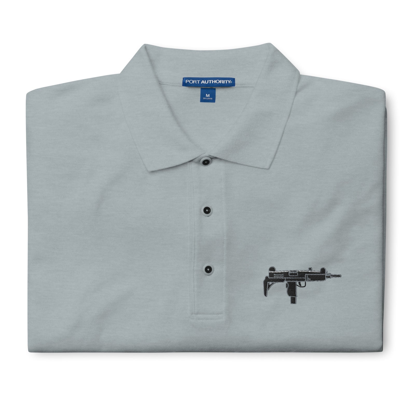 Uzi Men's Embroidered Polo