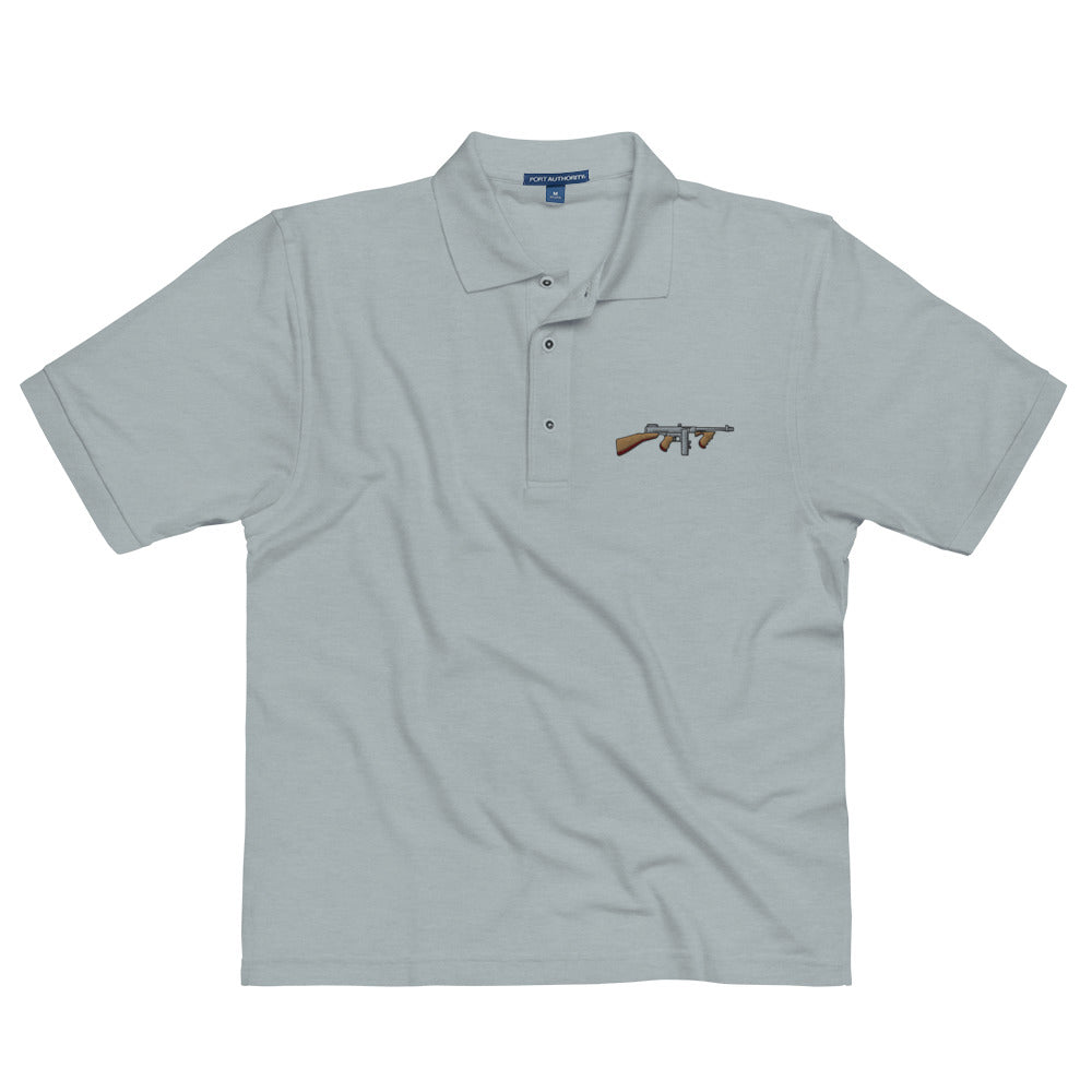 Tommy Gun with Drum Mag Men&#39;s Polo