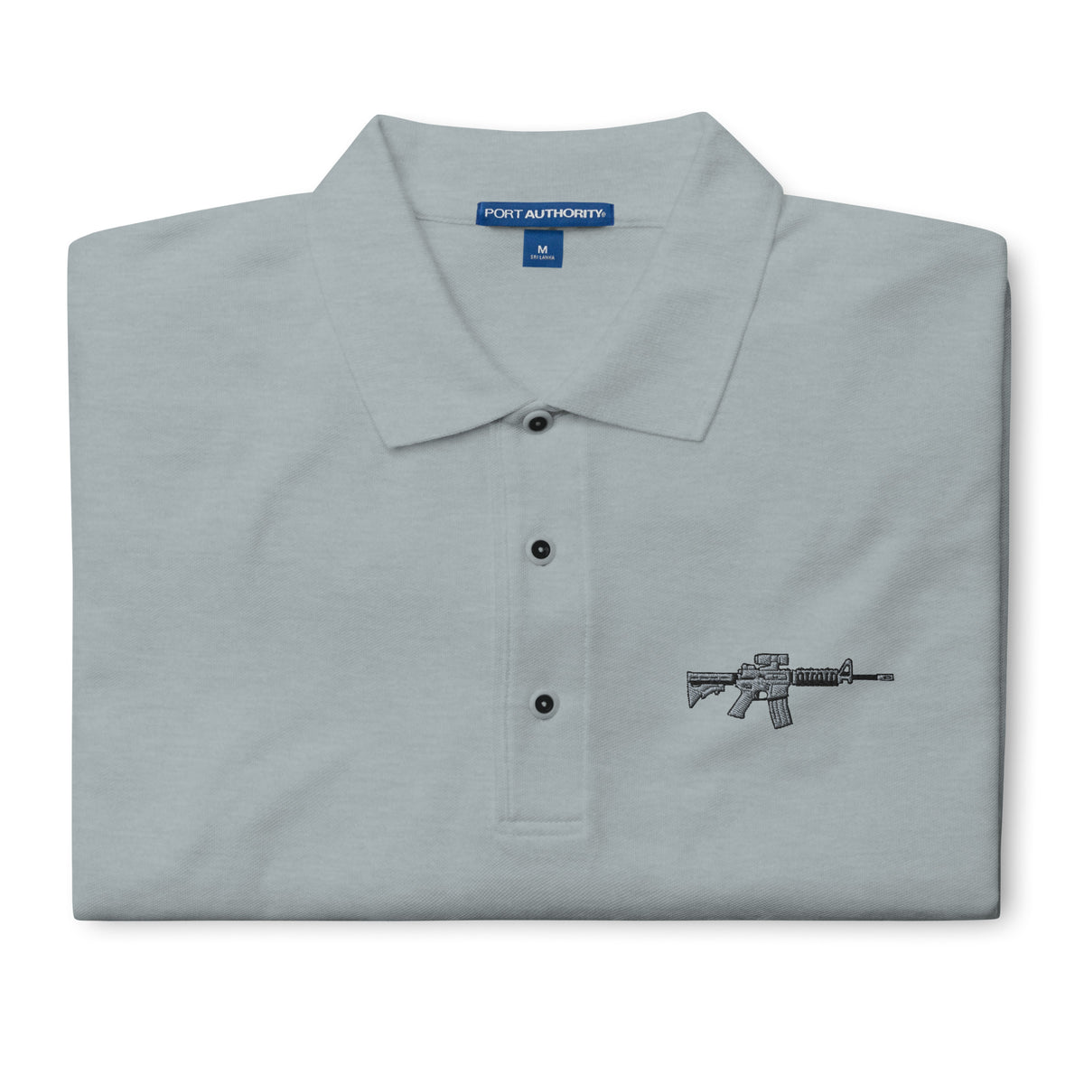 AR-15 Embroidered Men&#39;s Polo