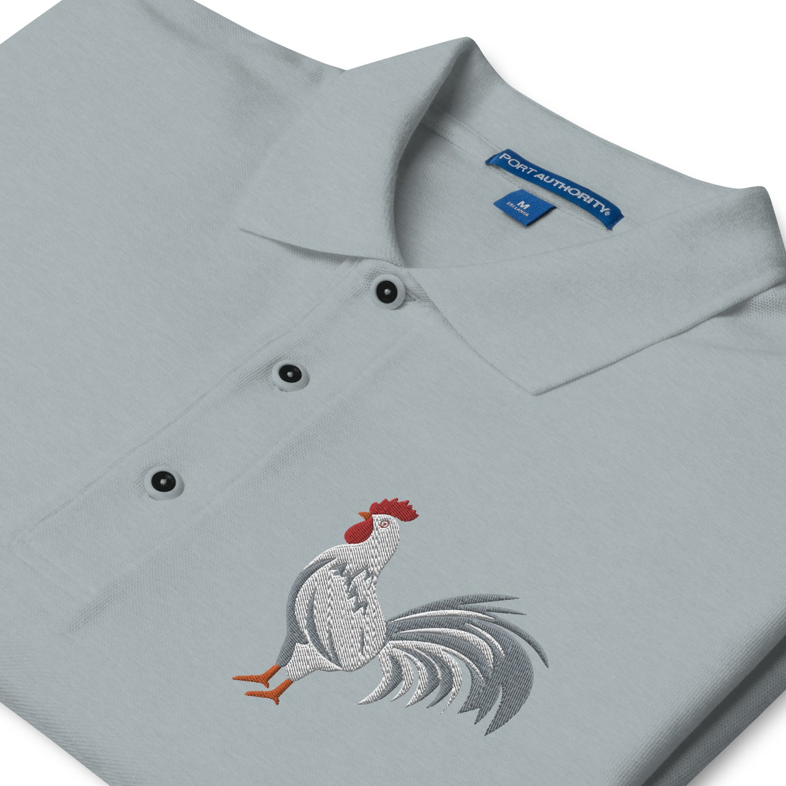 Huge White Cock Men's Polo