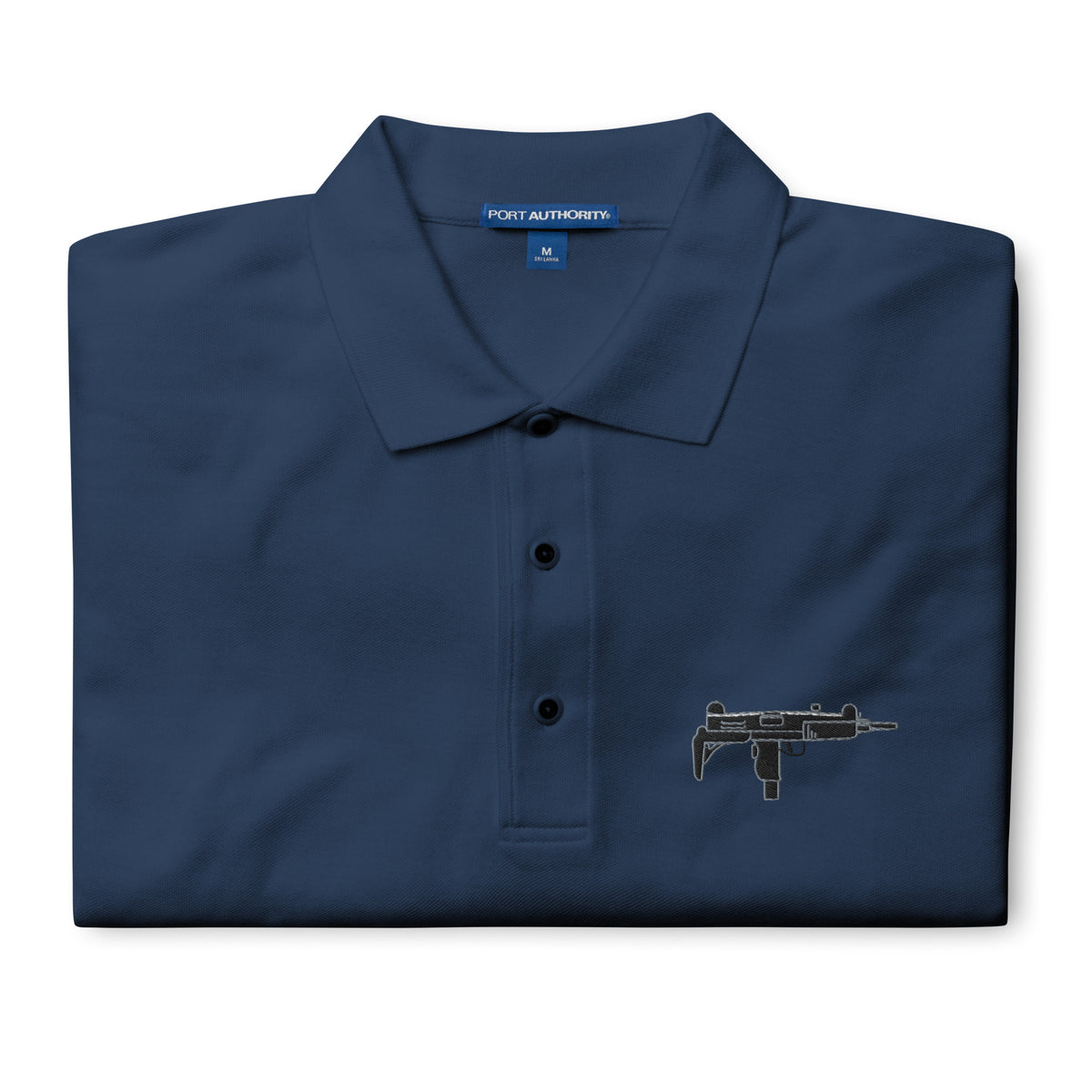 Uzi Men&#39;s Embroidered Polo