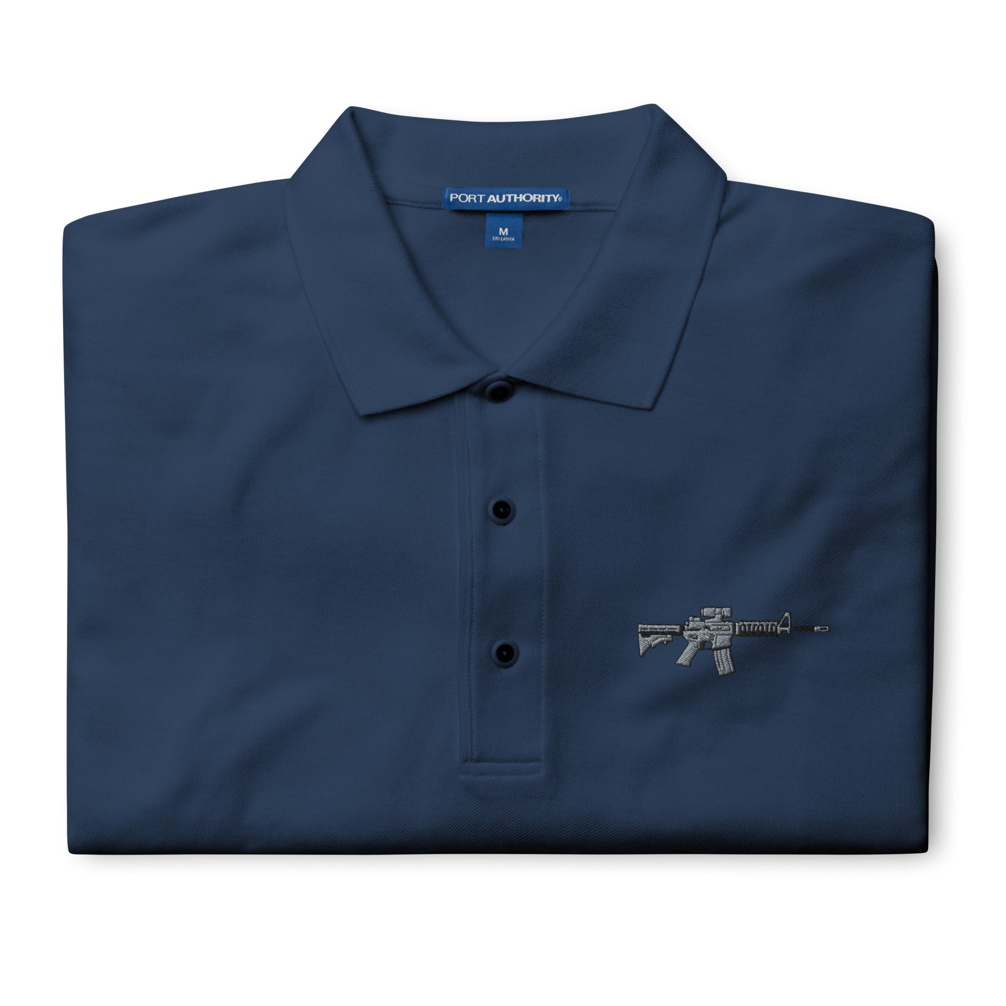 AR-15 Embroidered Men's Polo