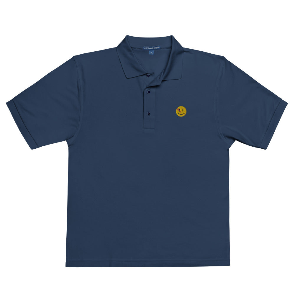 The Watchers Smiley Face Men&#39;s Premium Polo