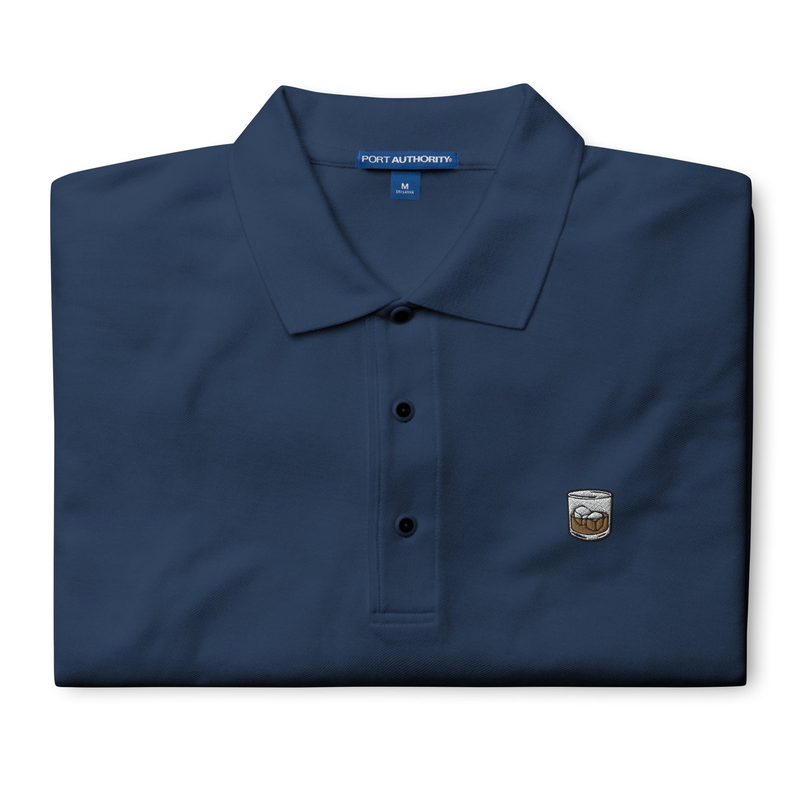 Whiskey Lowball Men's Polo
