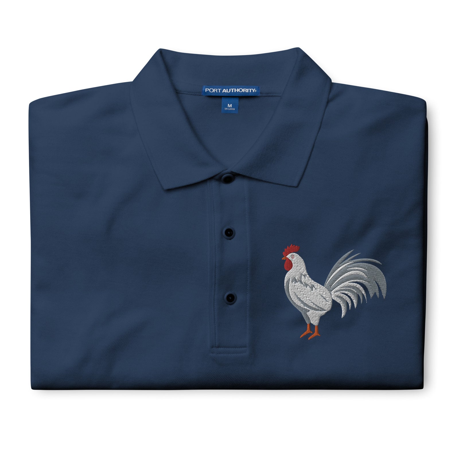 Huge White Cock Men's Polo