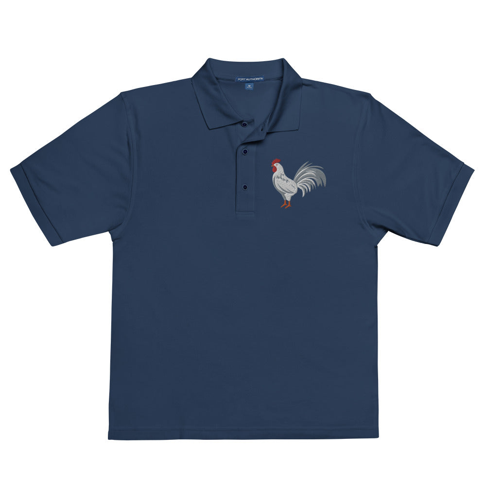 Huge White Cock Men&#39;s Polo