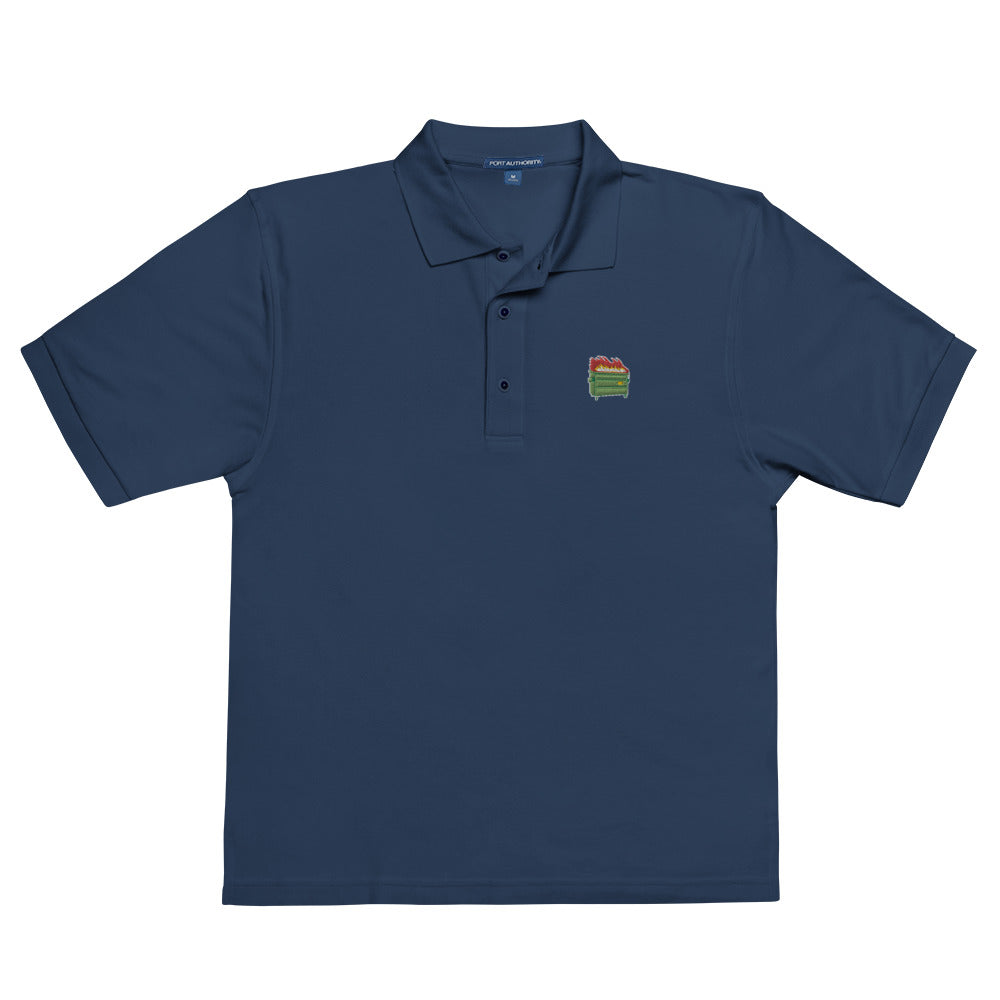Dumpster Fire Men's Polo