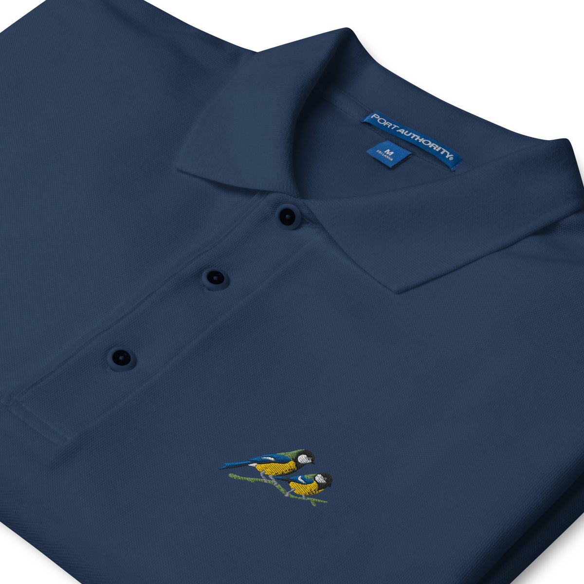 A Pair of Great Tits Men&#39;s Premium Polo