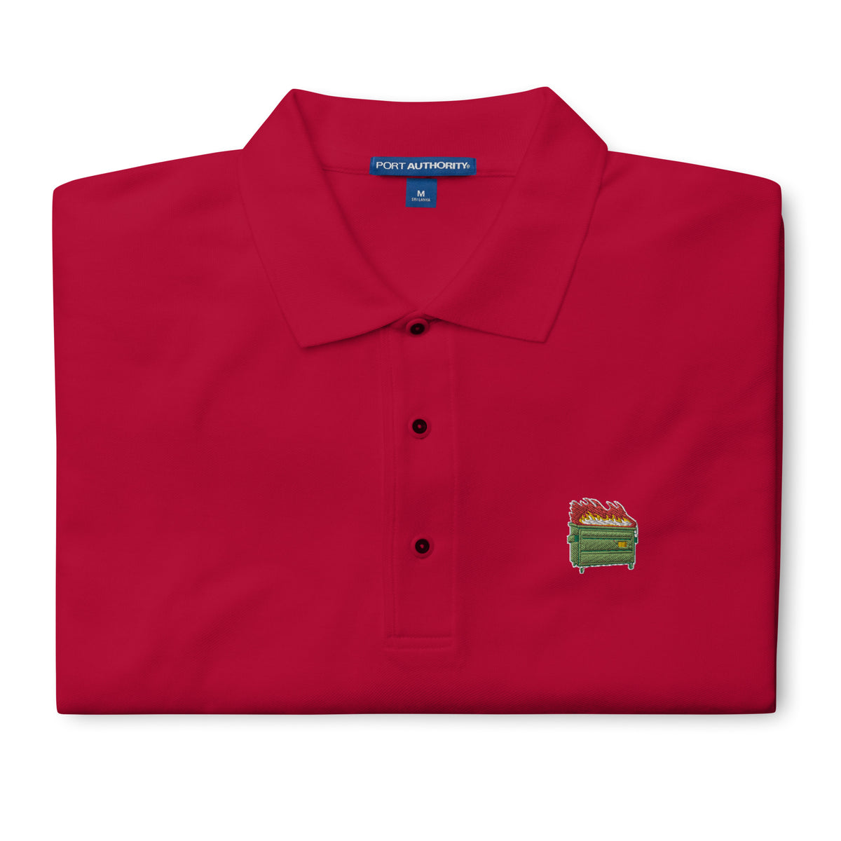 Dumpster Fire Men&#39;s Polo