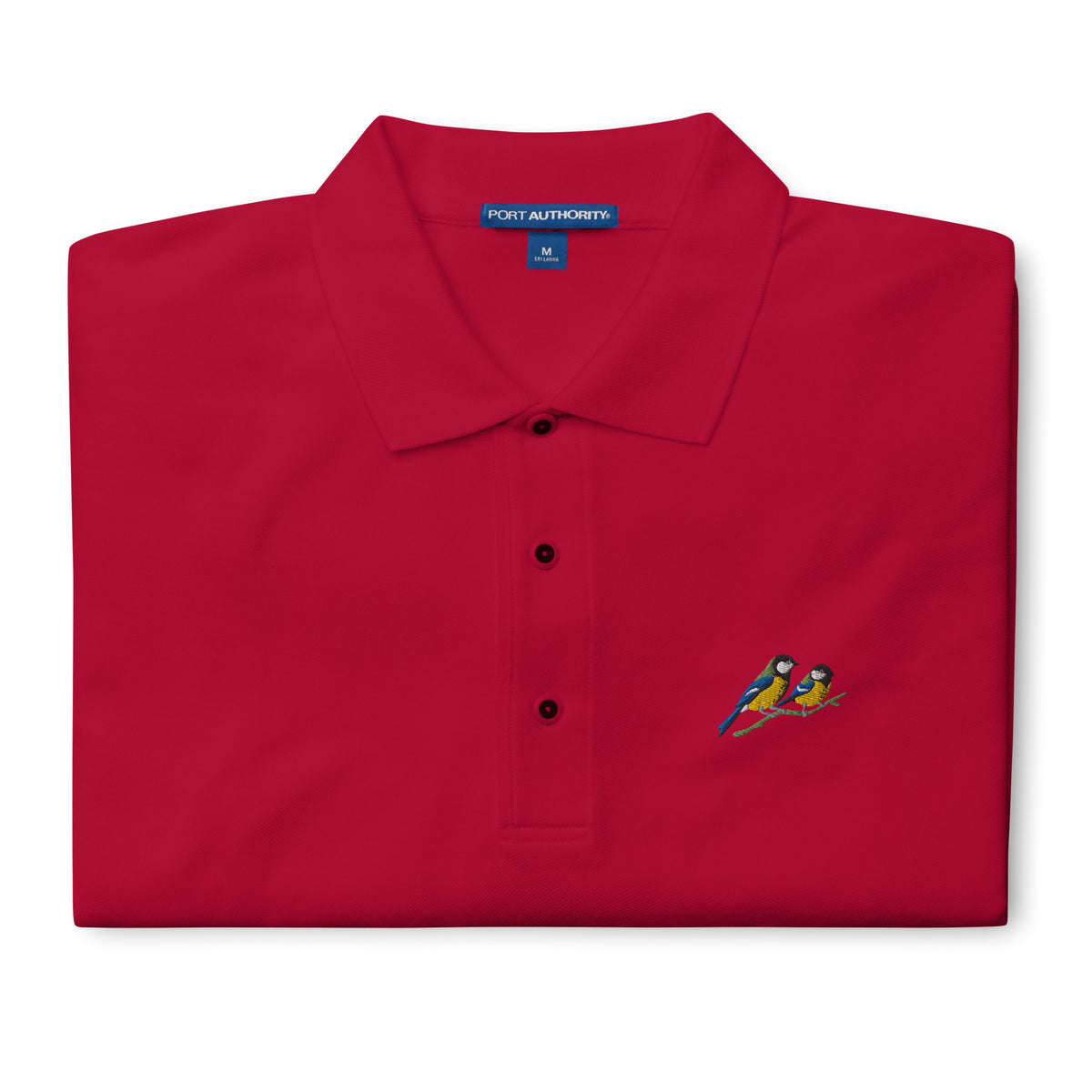 A Pair of Great Tits Men&#39;s Premium Polo