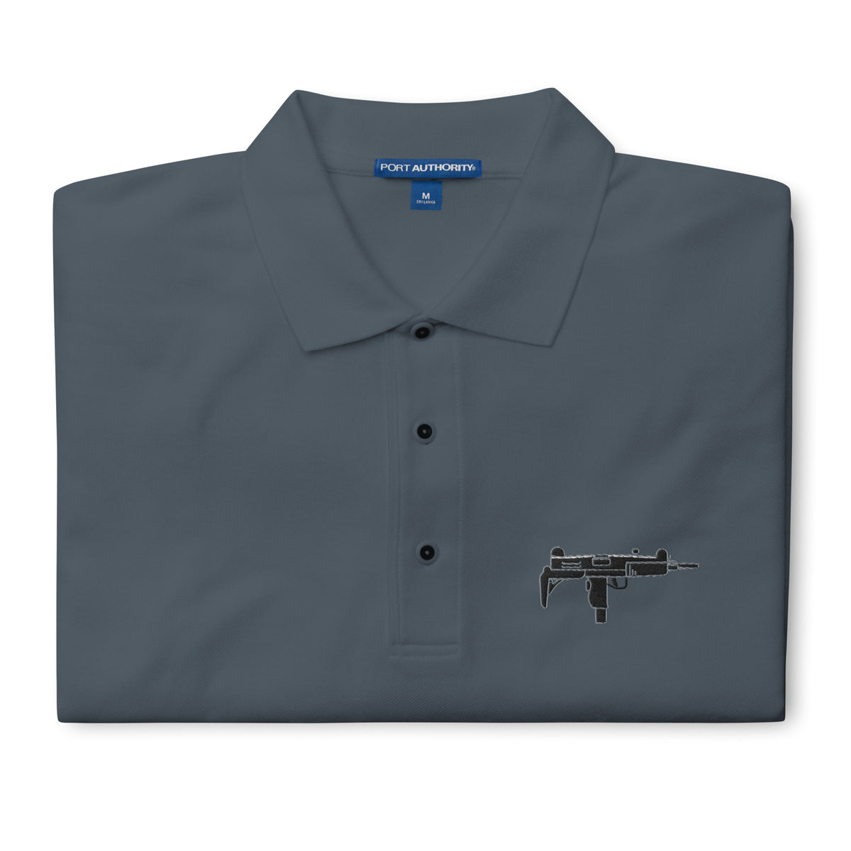 Uzi Men&#39;s Embroidered Polo