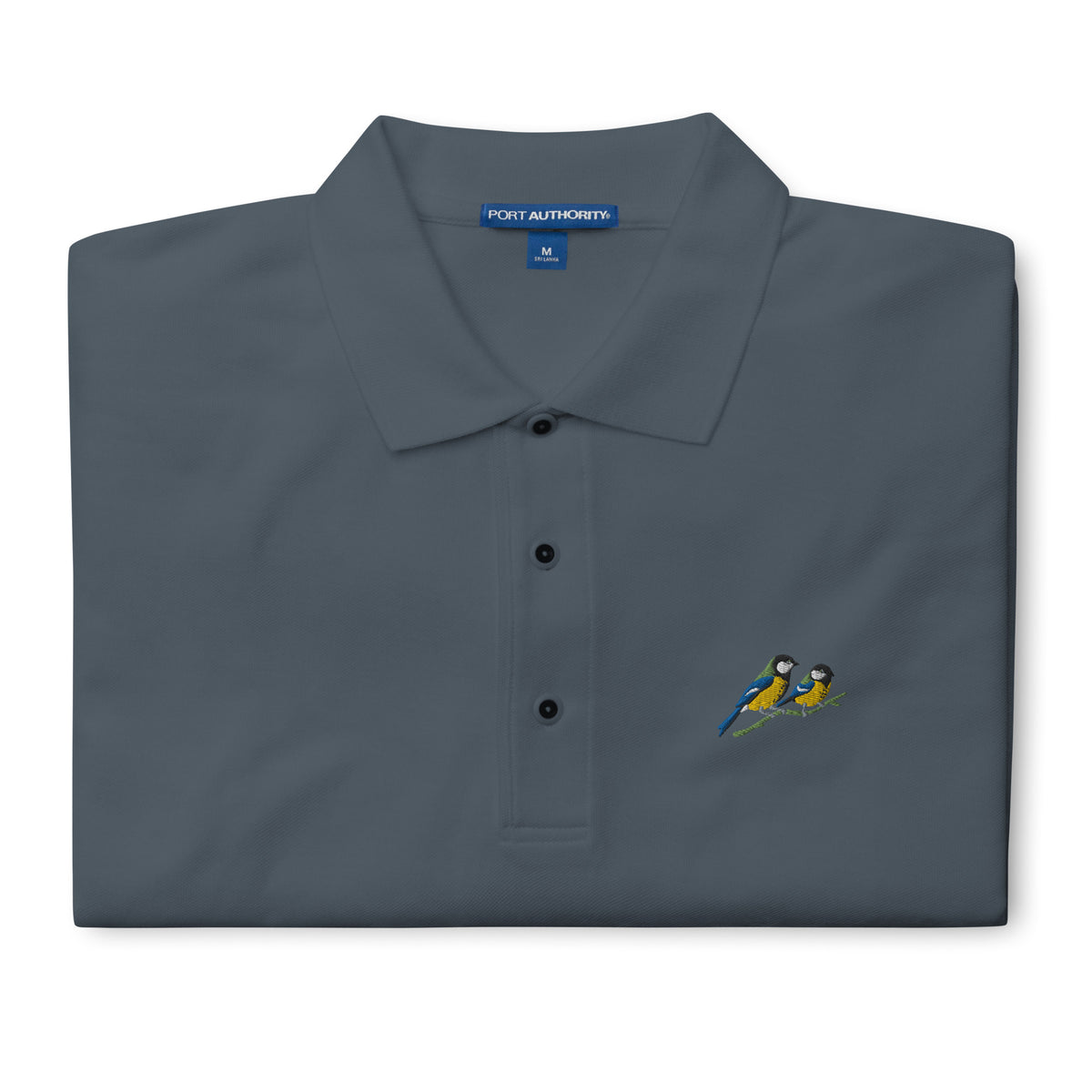A Pair of Great Tits Men&#39;s Premium Polo