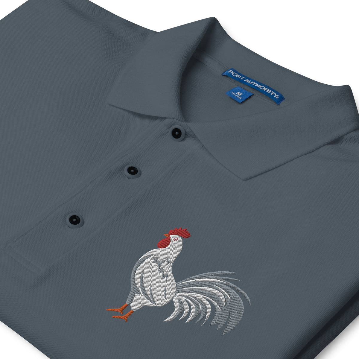 Huge White Cock Men&#39;s Polo