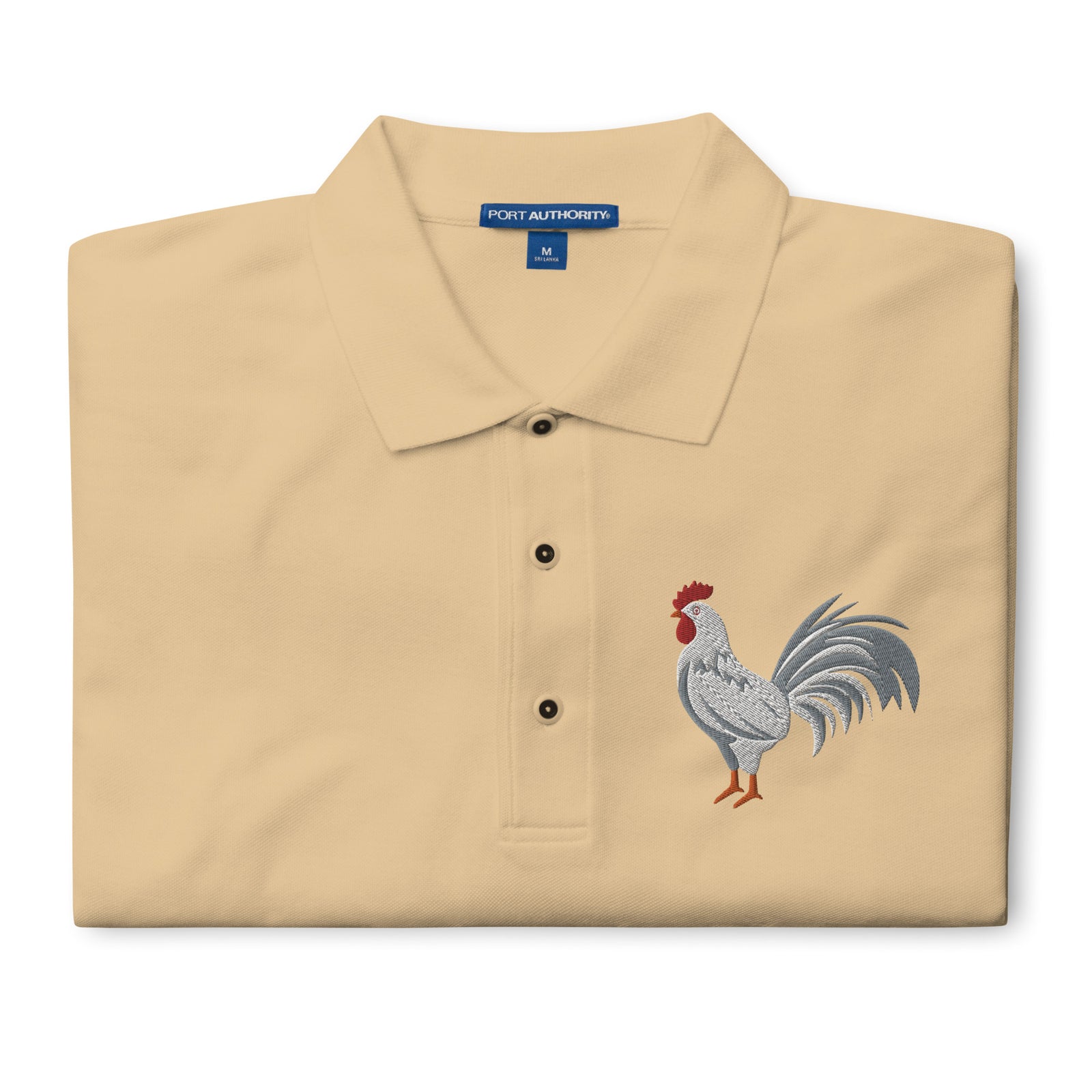 Huge White Cock Men's Polo