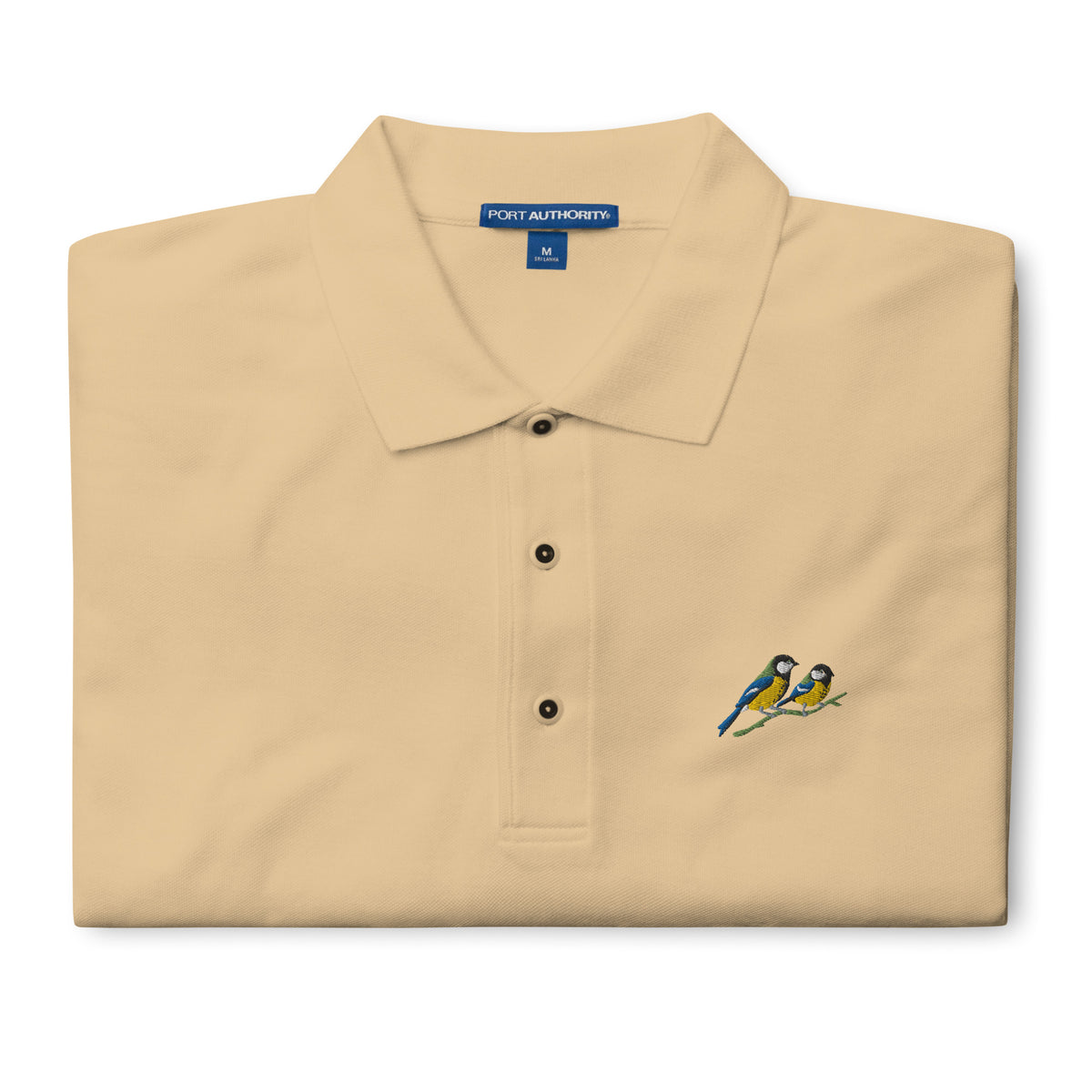 A Pair of Great Tits Men&#39;s Premium Polo