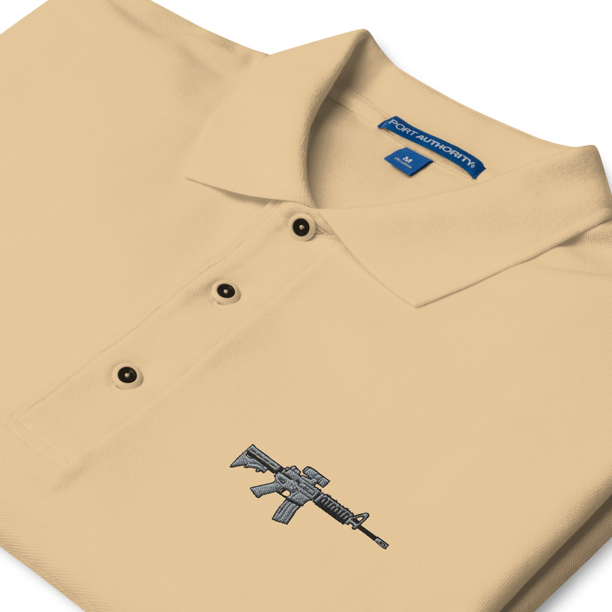AR-15 Embroidered Men's Polo