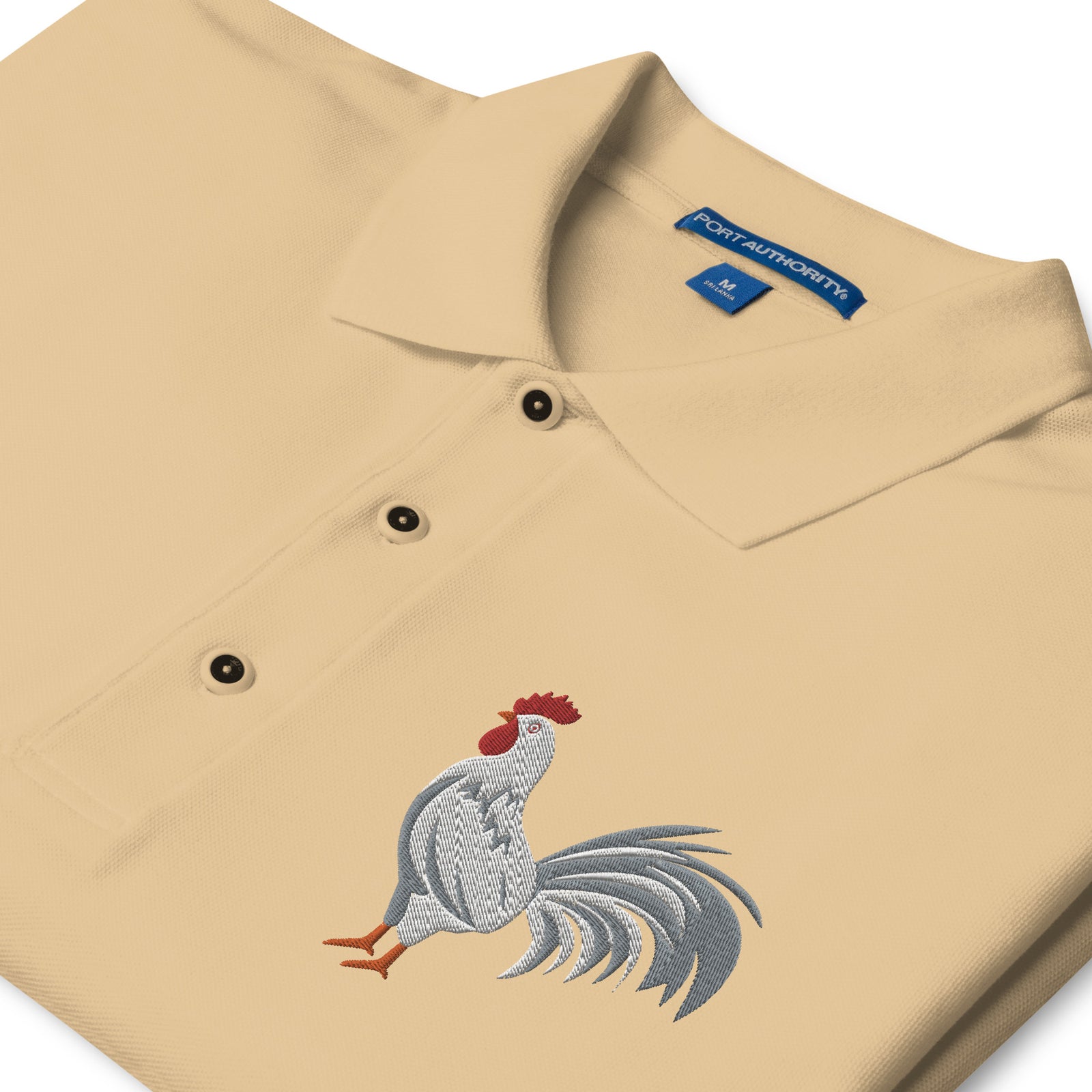 Huge White Cock Men's Polo