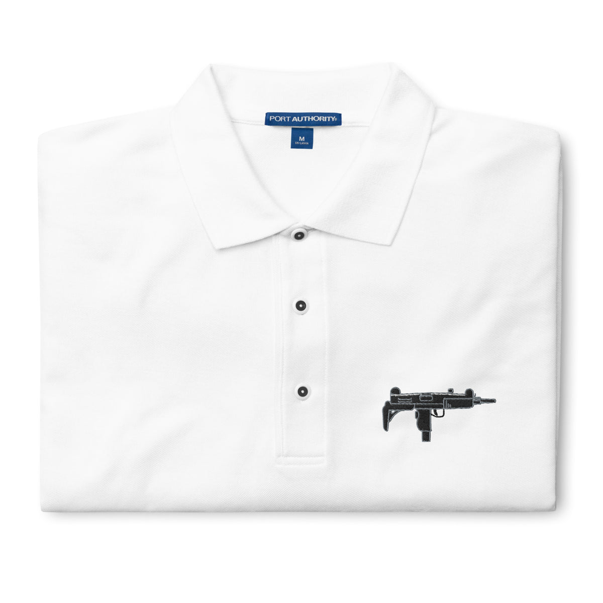 Uzi Men&#39;s Embroidered Polo