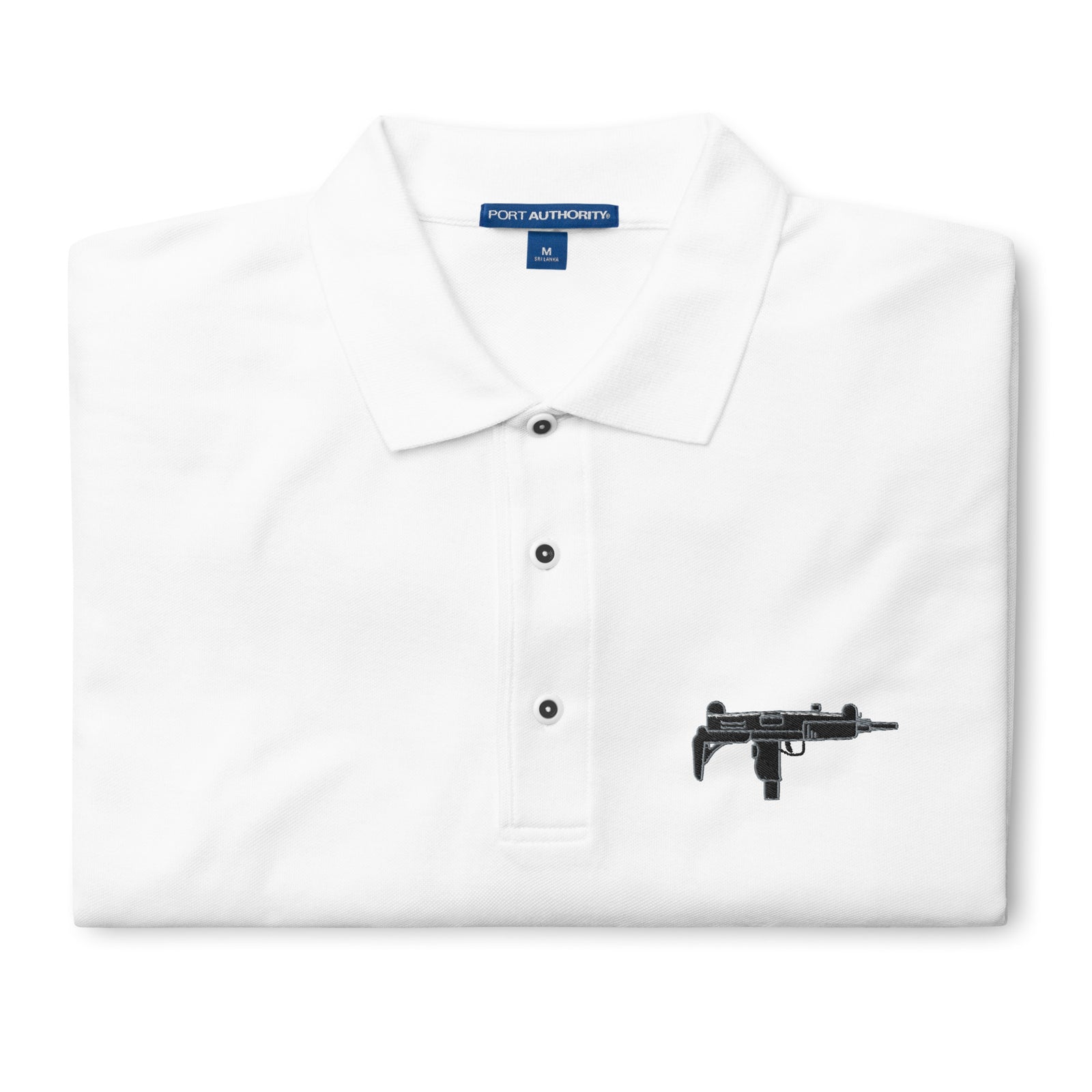 Uzi Men's Embroidered Polo