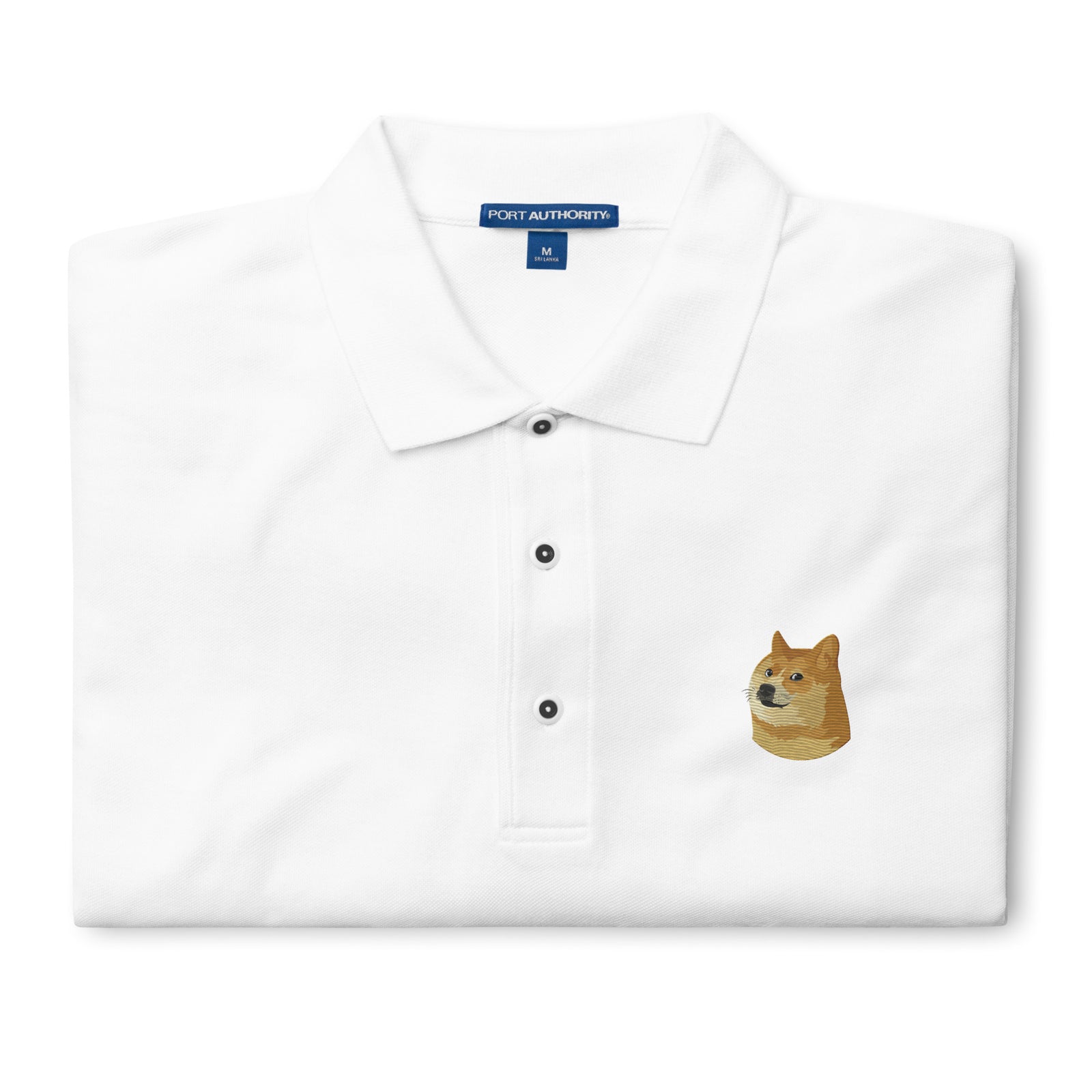 Doge Men's Meme Polo