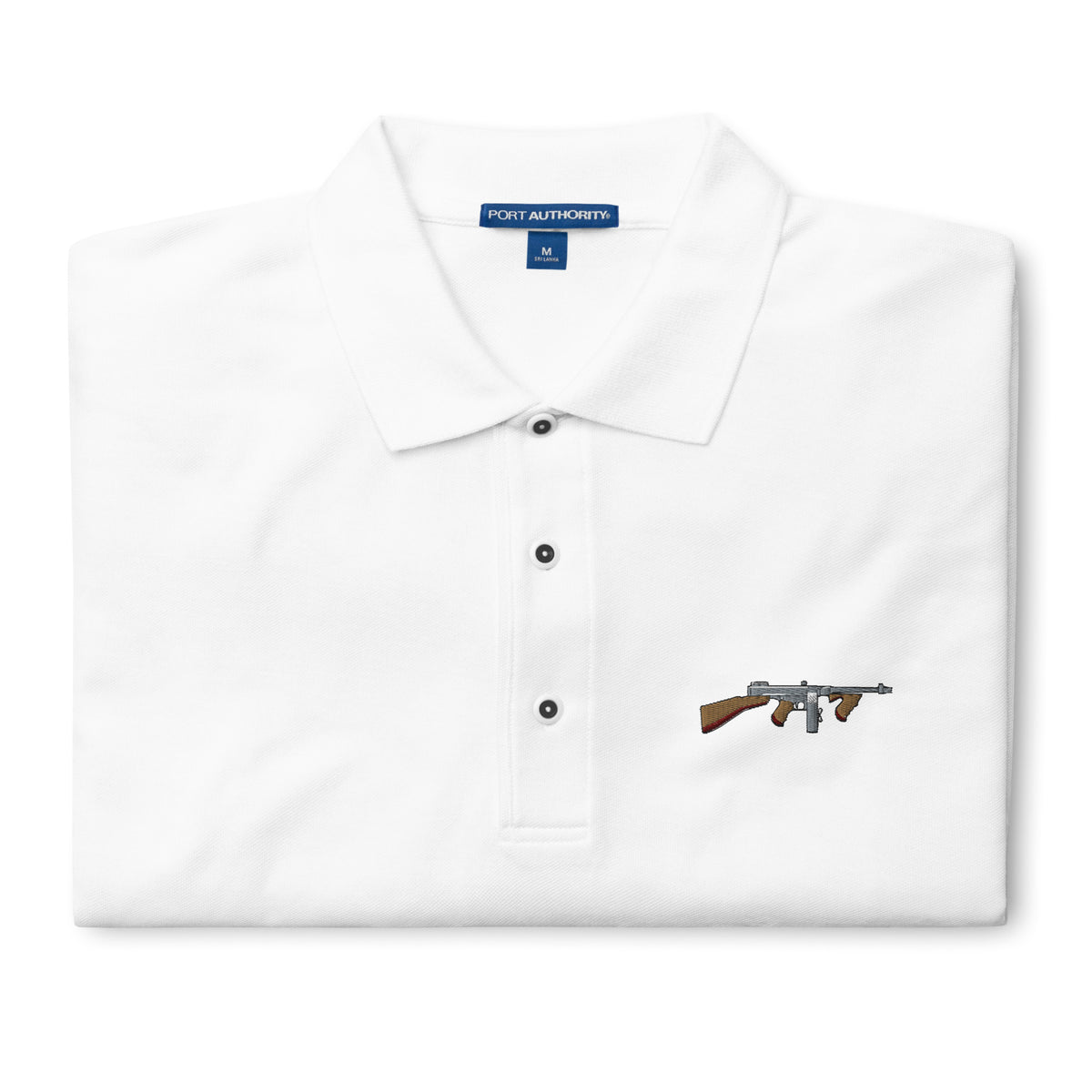 Tommy Gun Men&#39;s Polo Drum Mag