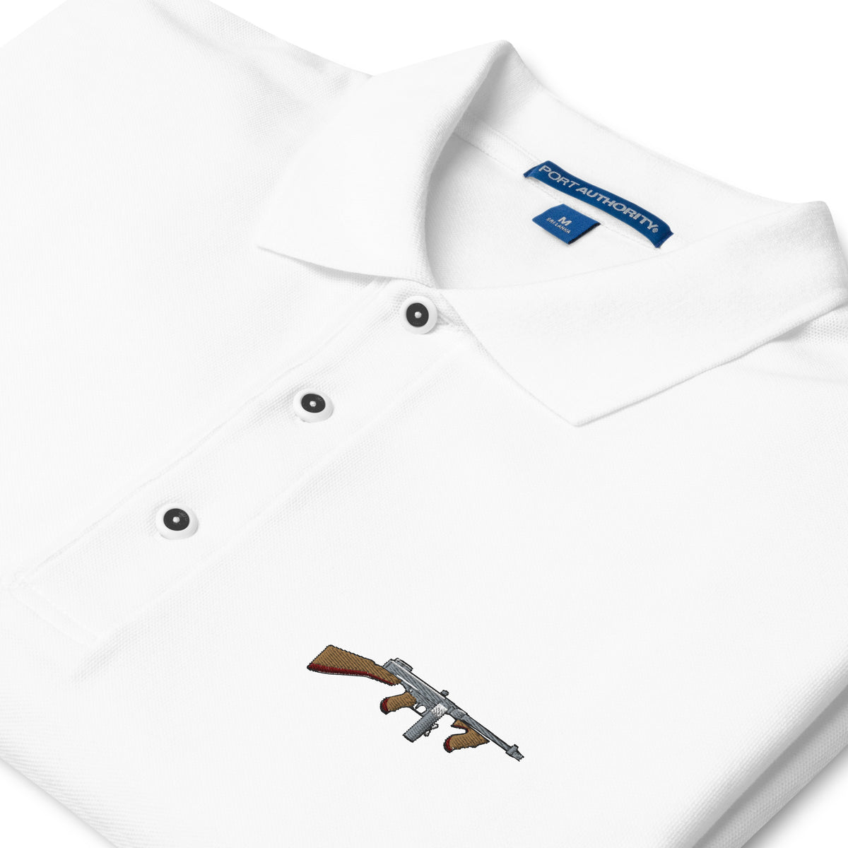 Tommy Gun Men&#39;s Polo Drum Mag