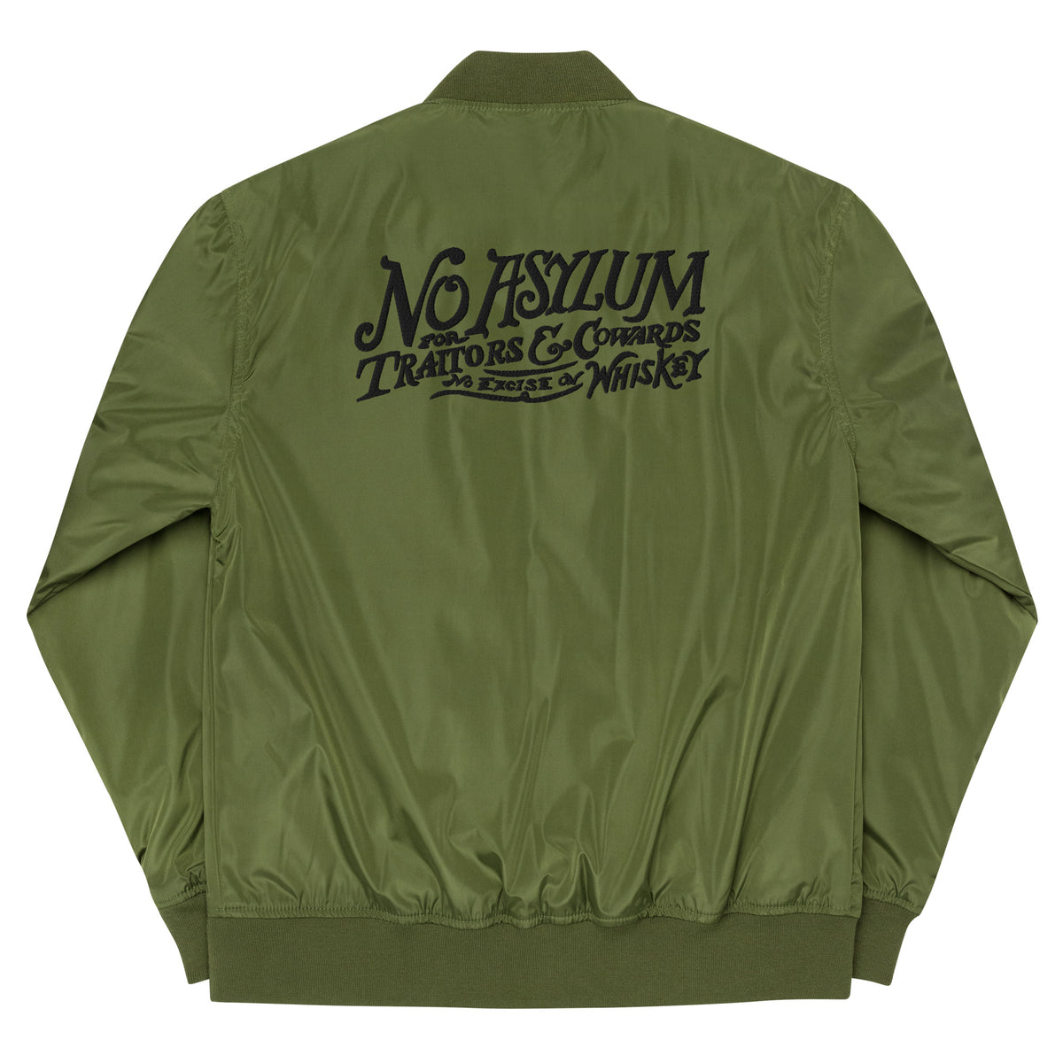 Whiskey Rebellion Embroidered Bomber jacket