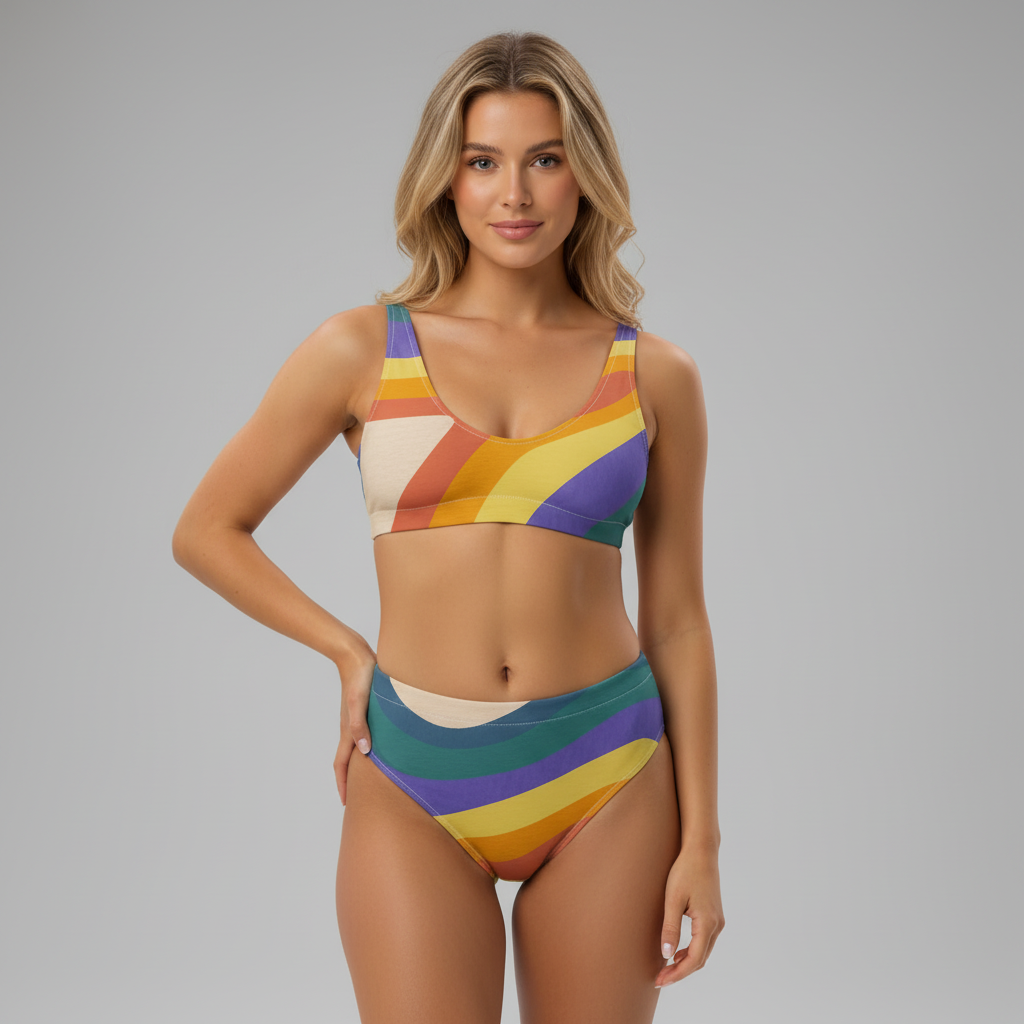 Call Me the Breeze Recycled High-Waisted Bikini