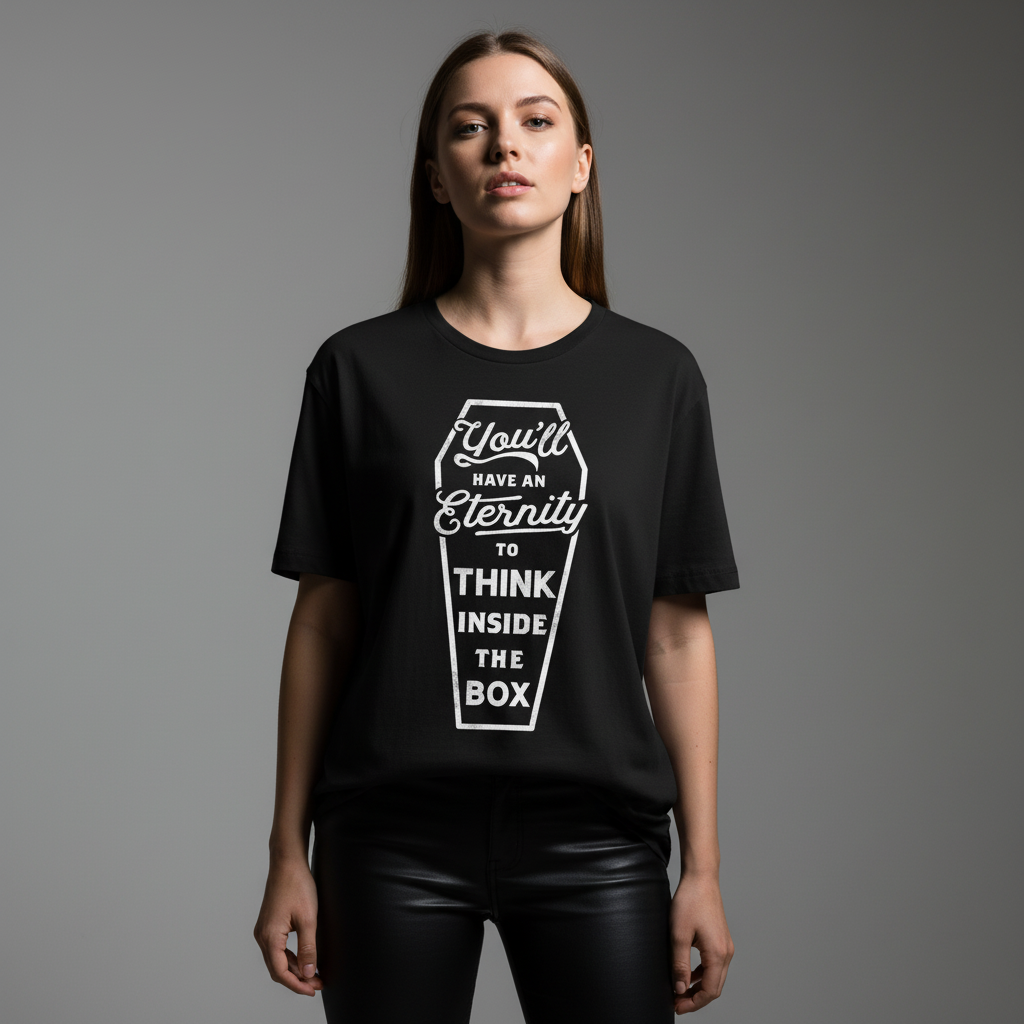 You&#39;ll Have an Eternity To Think Inside The Box Graphic T-Shirt