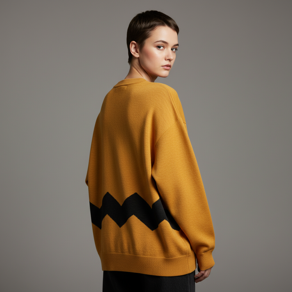 Chuck Brown Relaxed Fit knitted Crew Neck Sweater