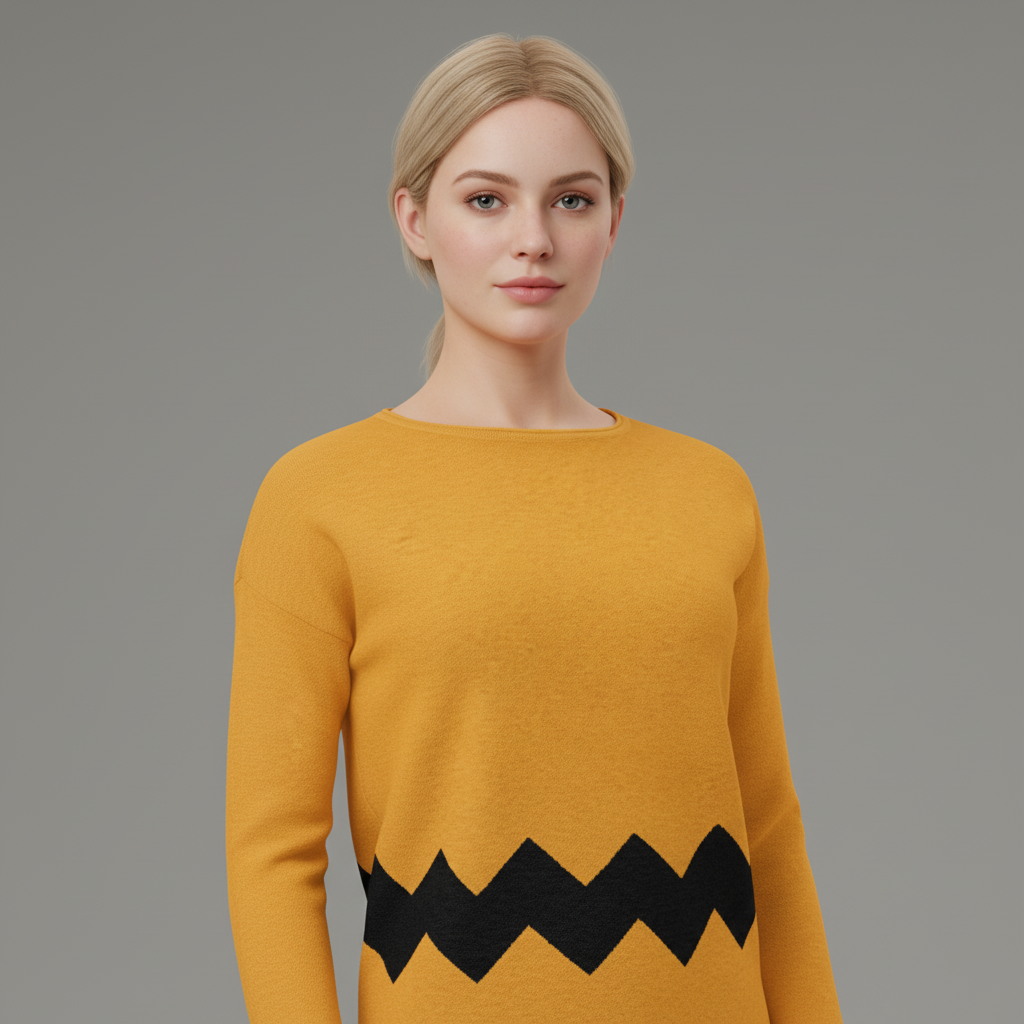 Chuck Brown Women’s Straight Bottom Knitted Sweater