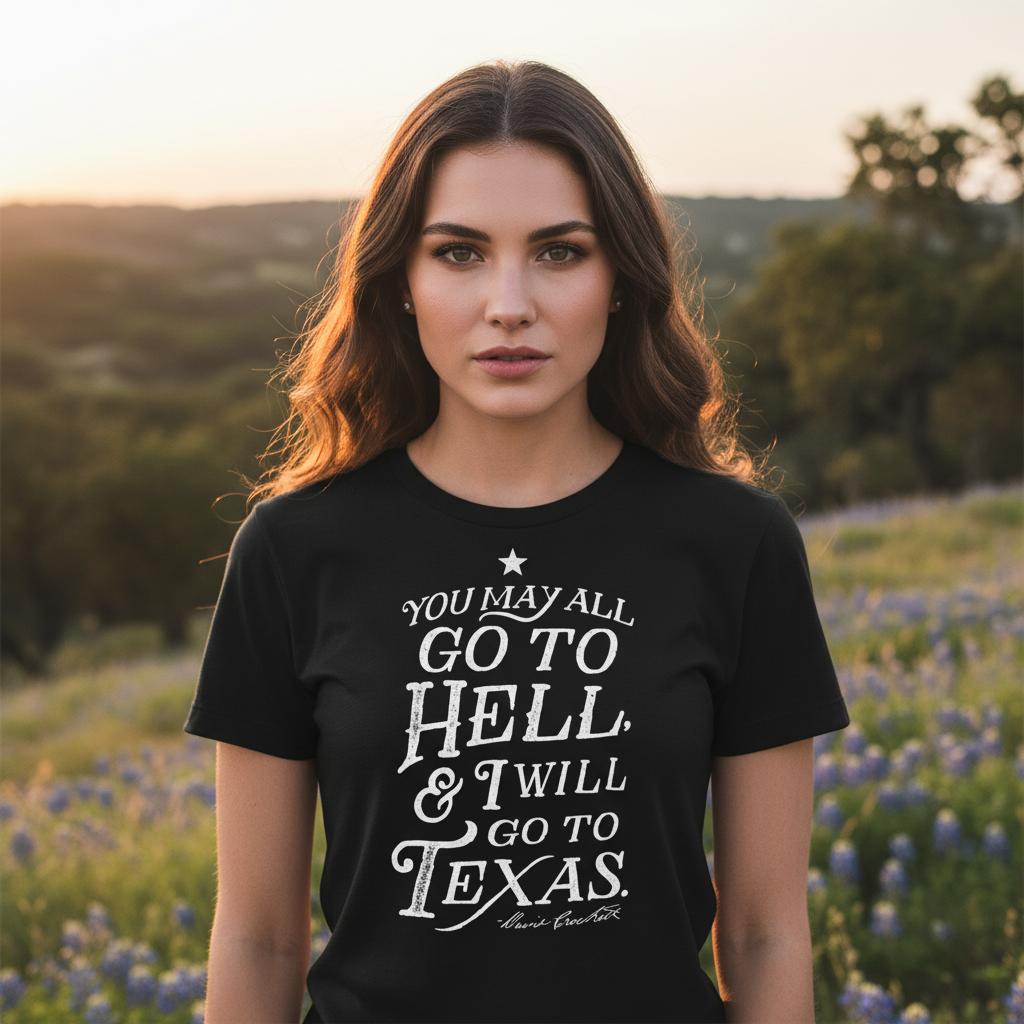 You May All Go To Hell & I Will Go To Texas Women's Relaxed T-Shirt