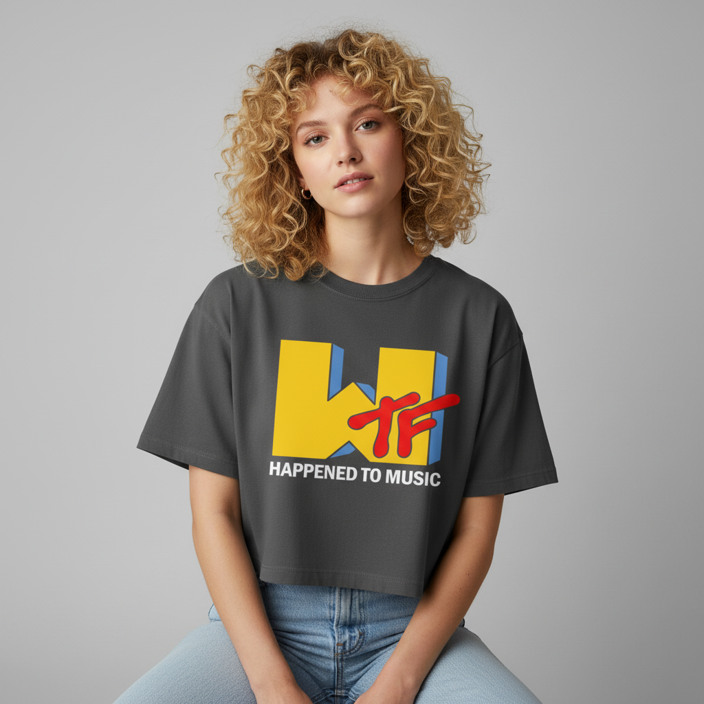 WTF Happened to Music Women’s Heavyweight Boxy Tee