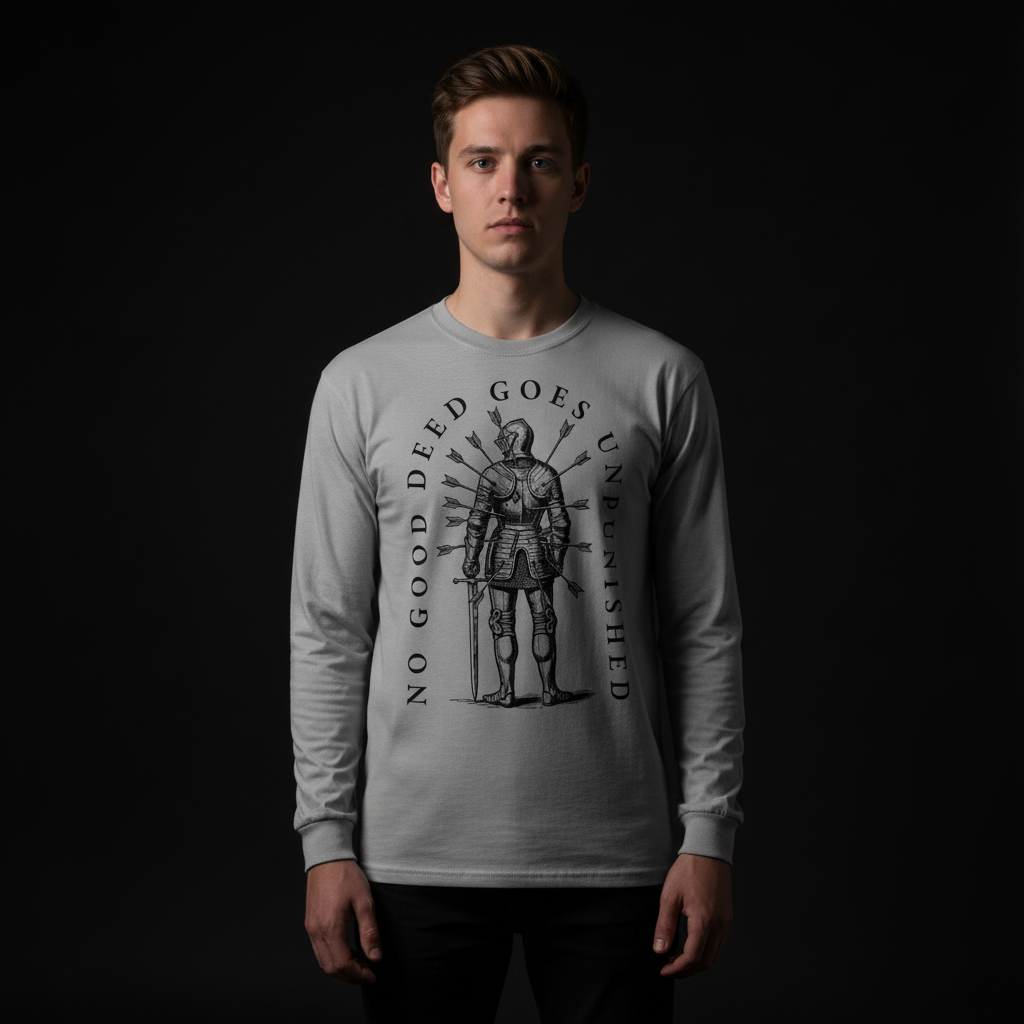 No Good Deed Goes Unpunished Heavyweight Long Sleeve Shirt