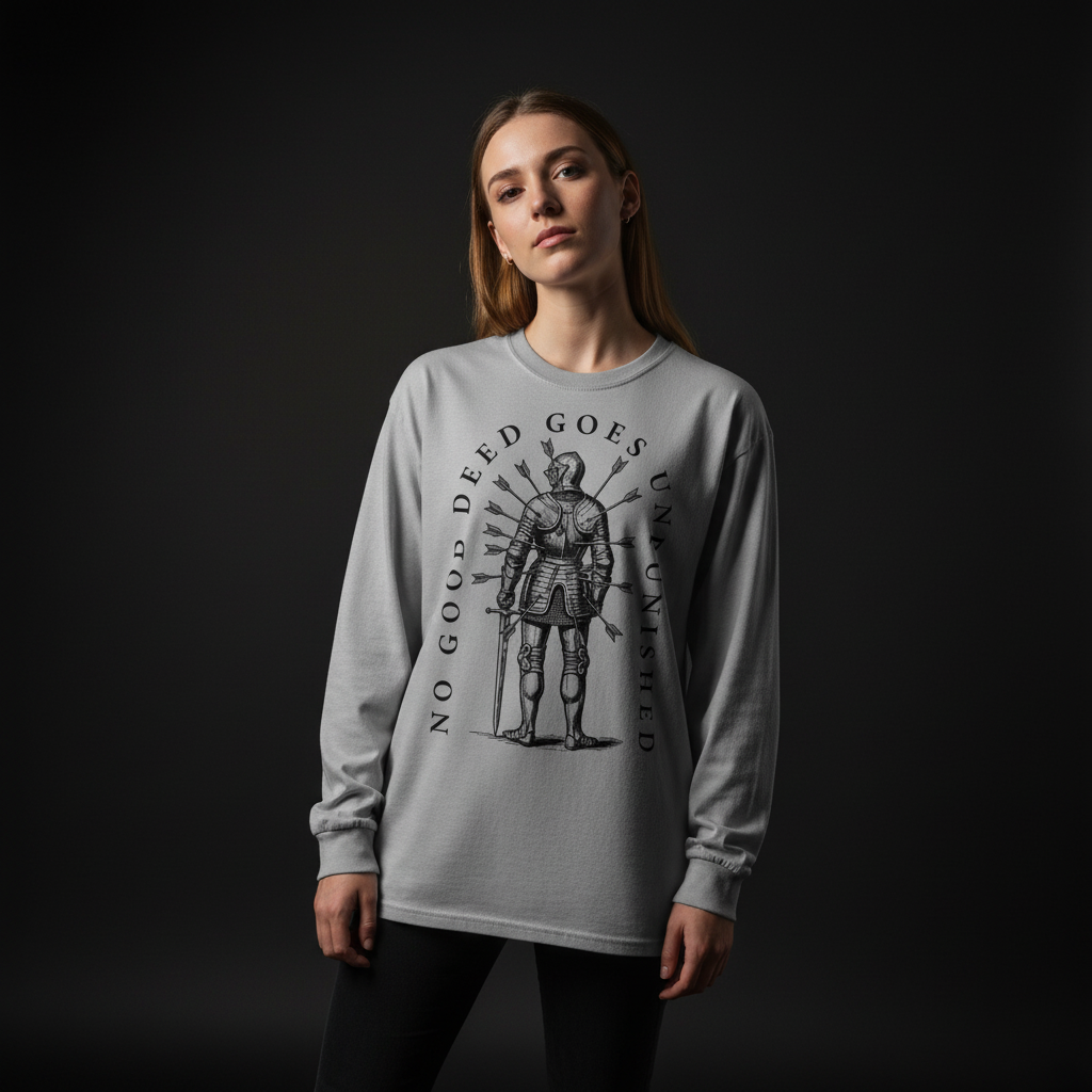 No Good Deed Goes Unpunished Heavyweight Long Sleeve Shirt