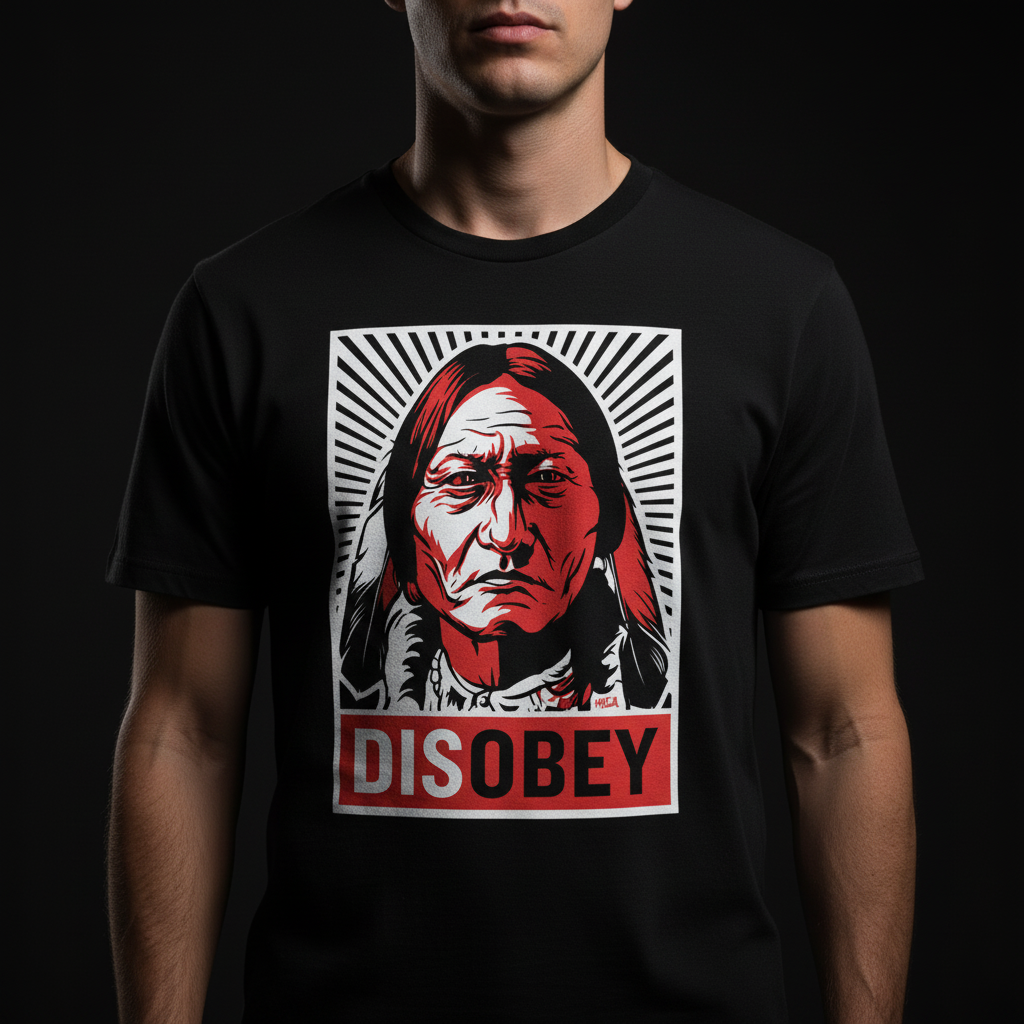 Sitting Bull Disobey Graphic T-Shirt