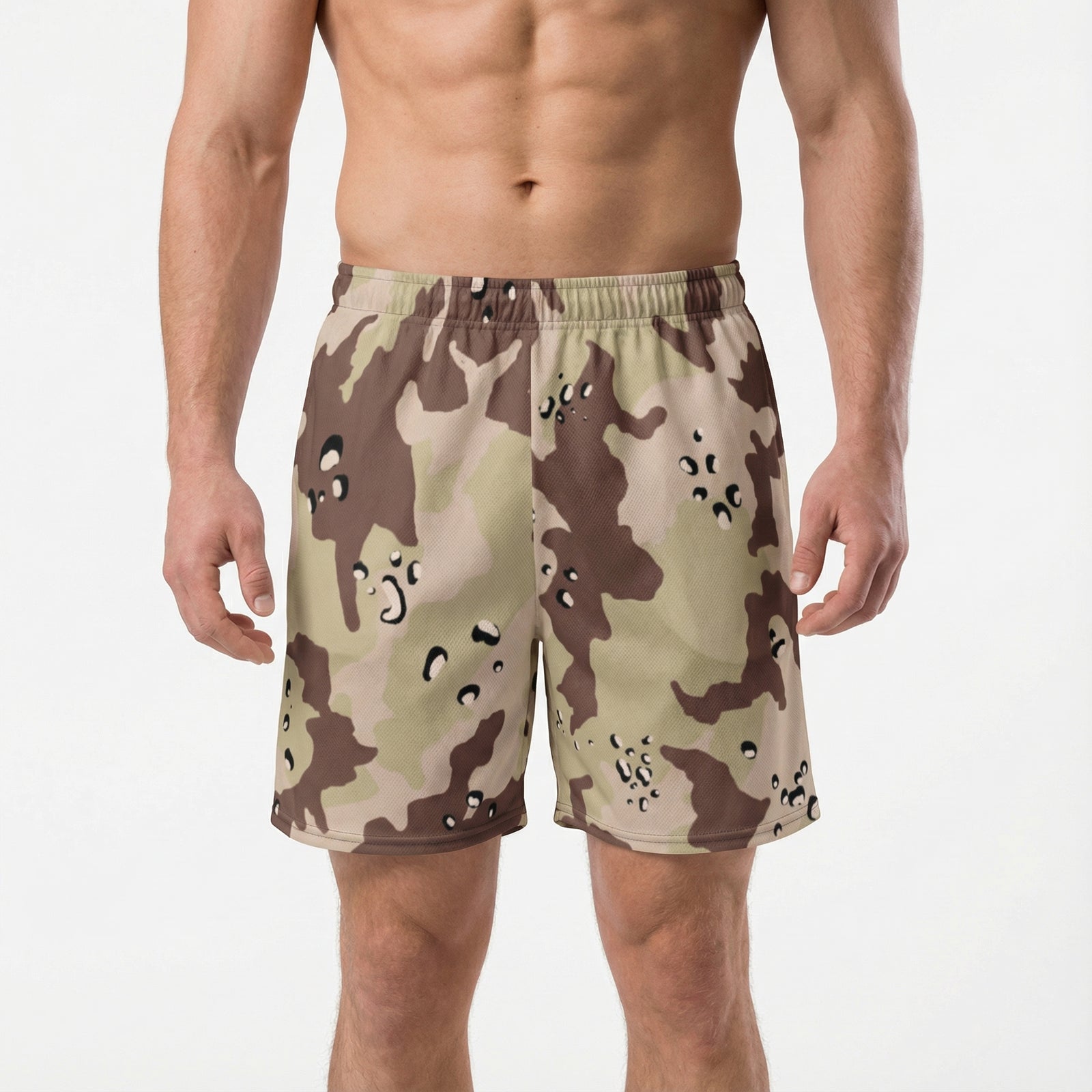 Desert Camo 1972 Experimental Six-Color Desert Pattern Mesh Shorts