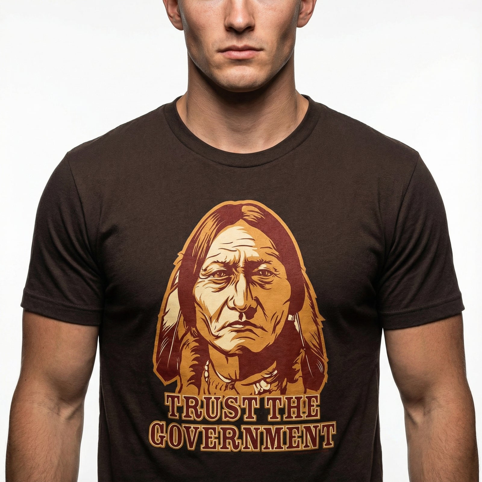 Trust the Government Sitting Bull Men's T-Shirt