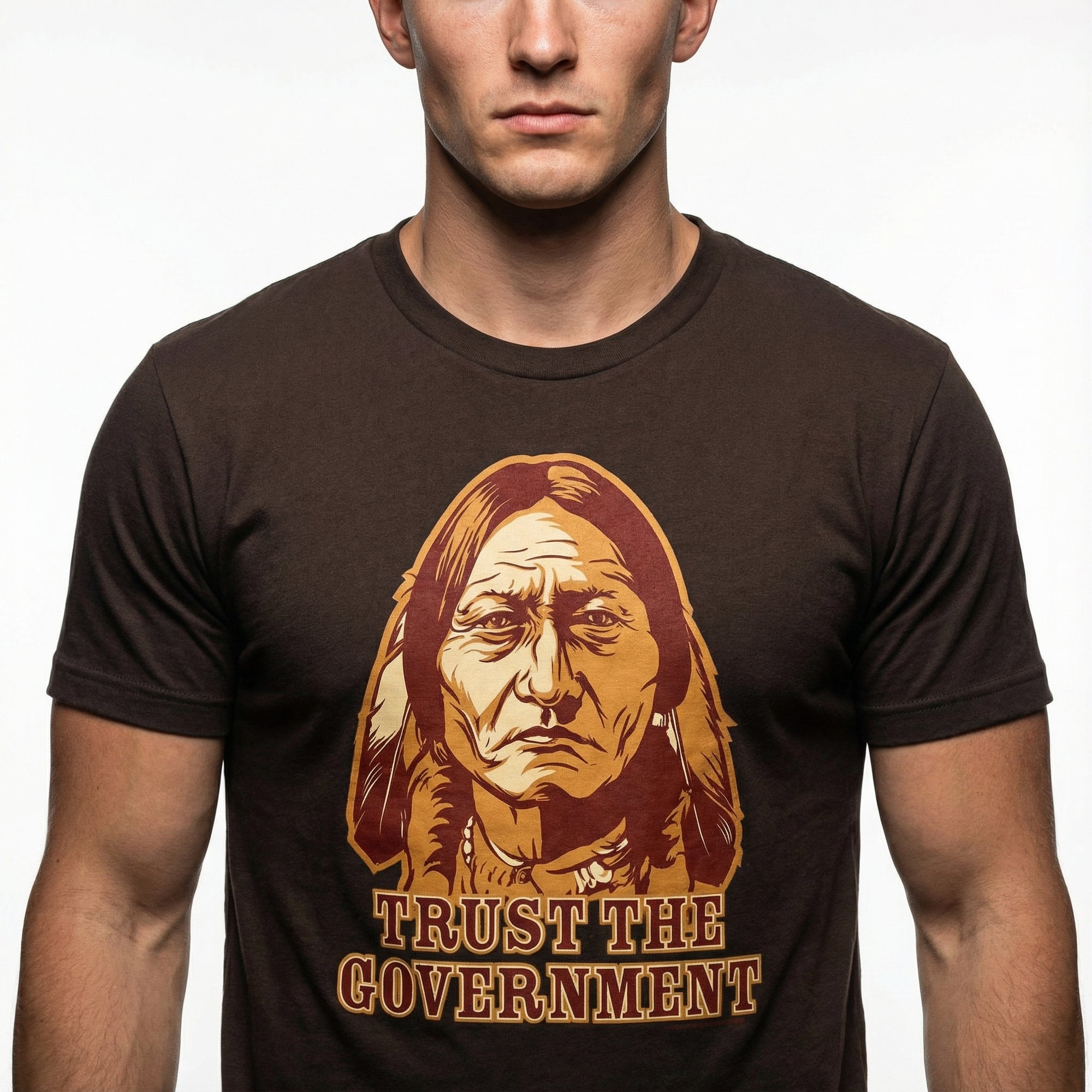 Trust the Government Sitting Bull Men's T-Shirt