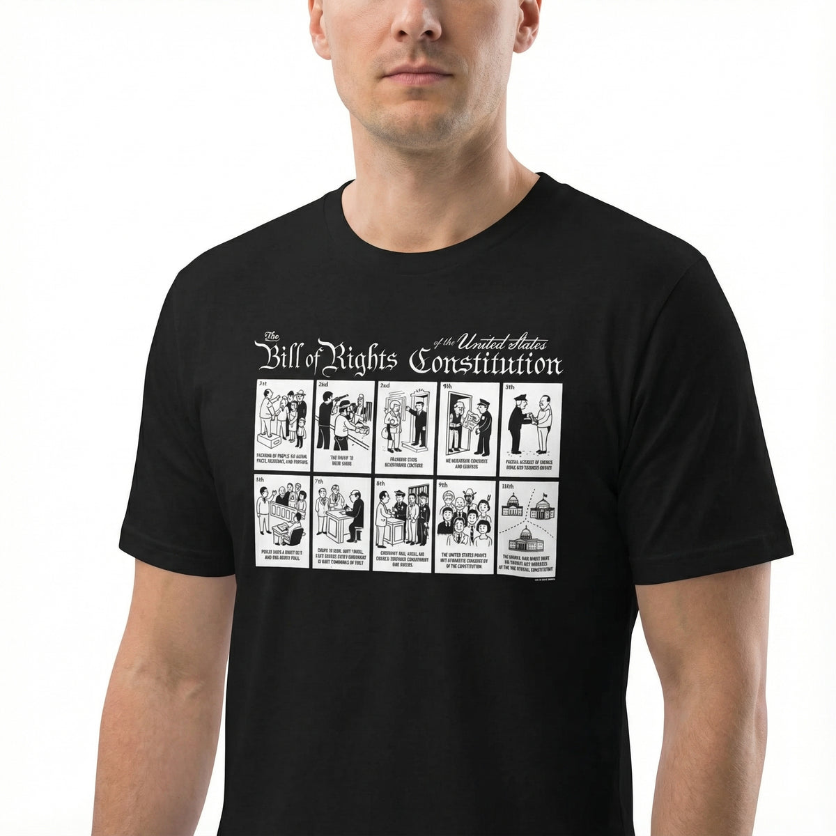 The Illustrated Bill of Rights Graphic Tee