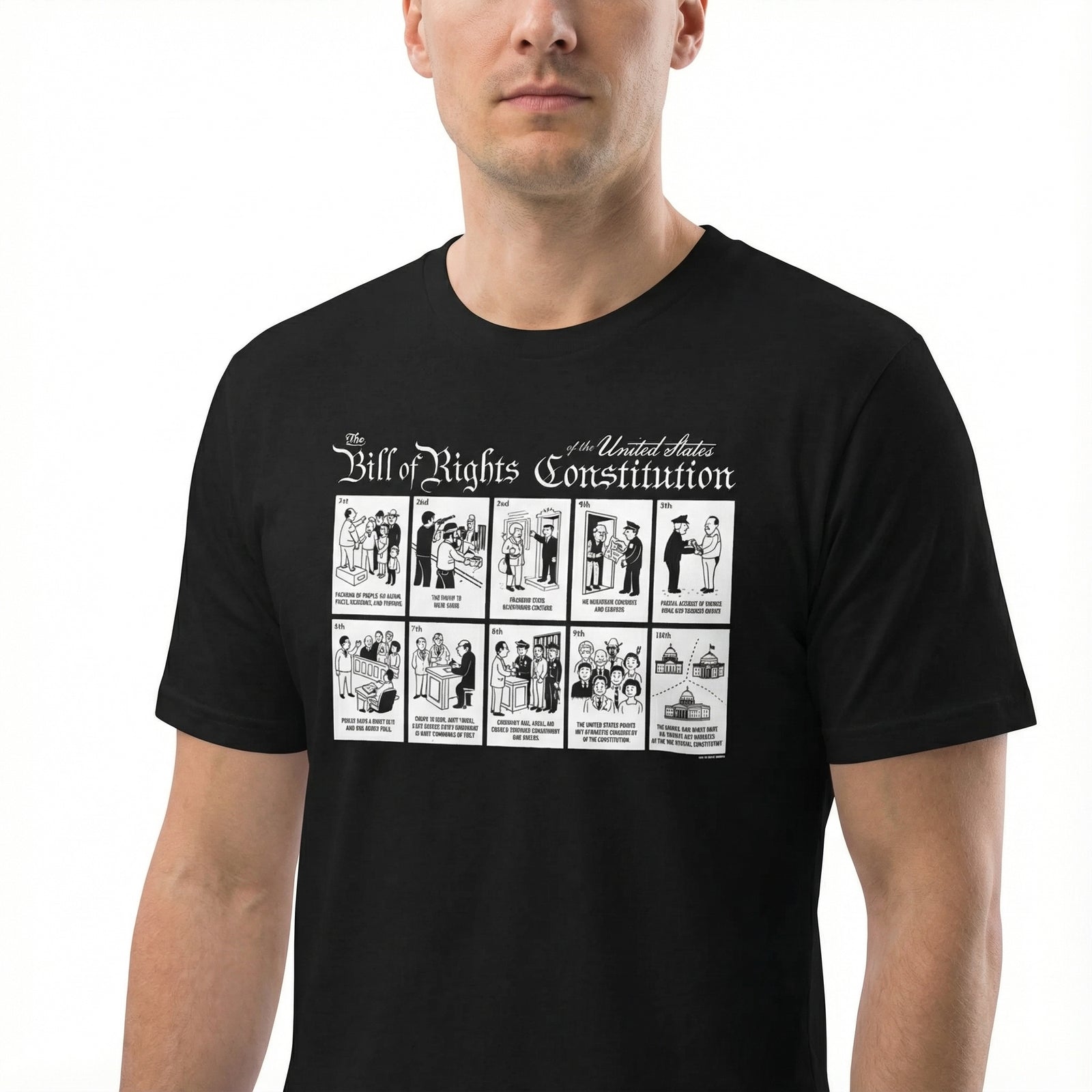 The Illustrated Bill of Rights Graphic Tee