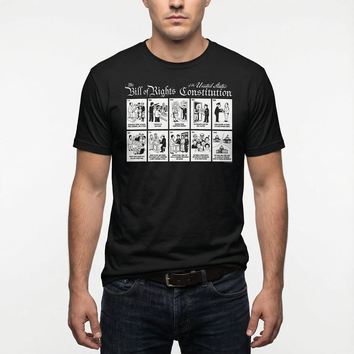 The Illustrated Bill of Rights Graphic Tee