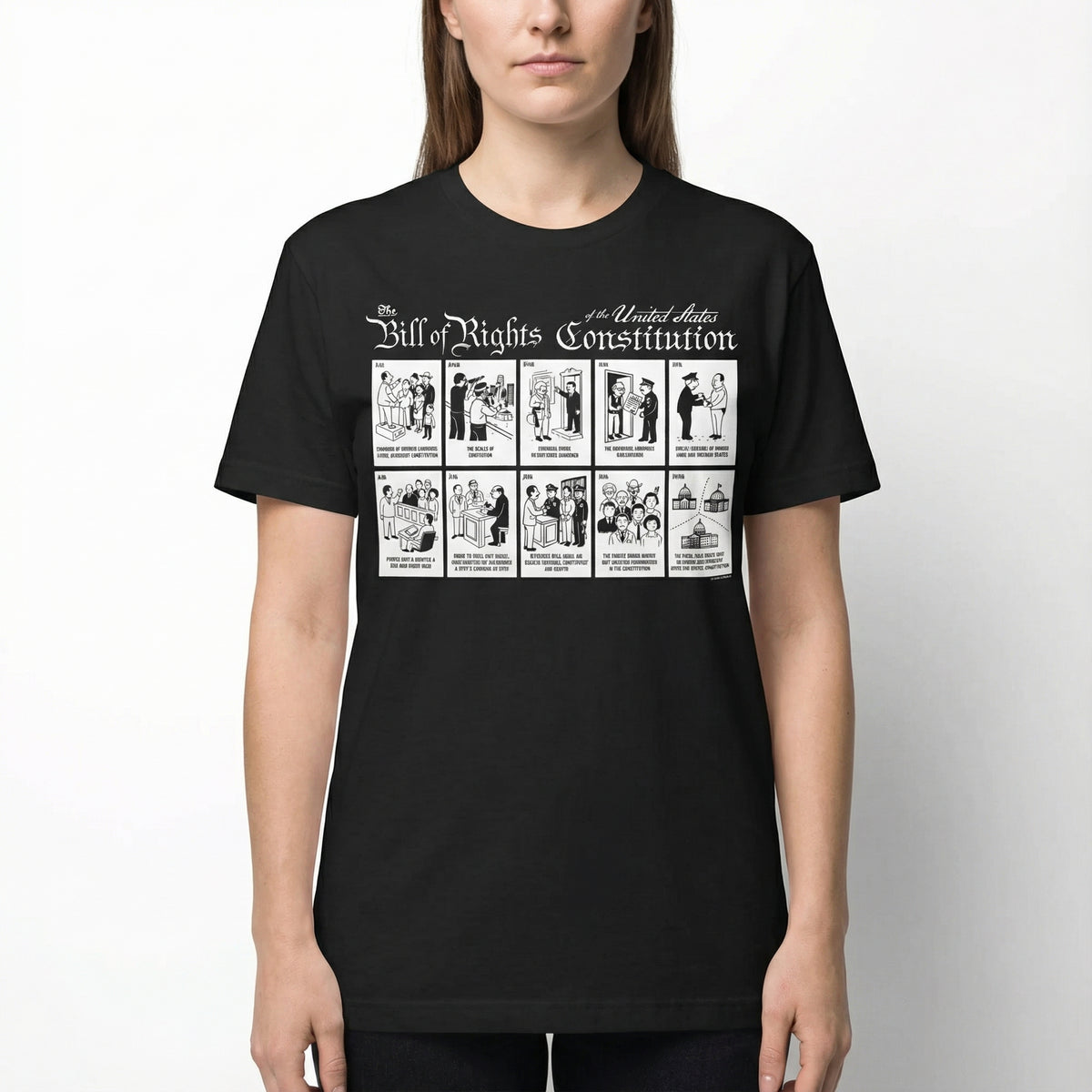 The Illustrated Bill of Rights Graphic Tee