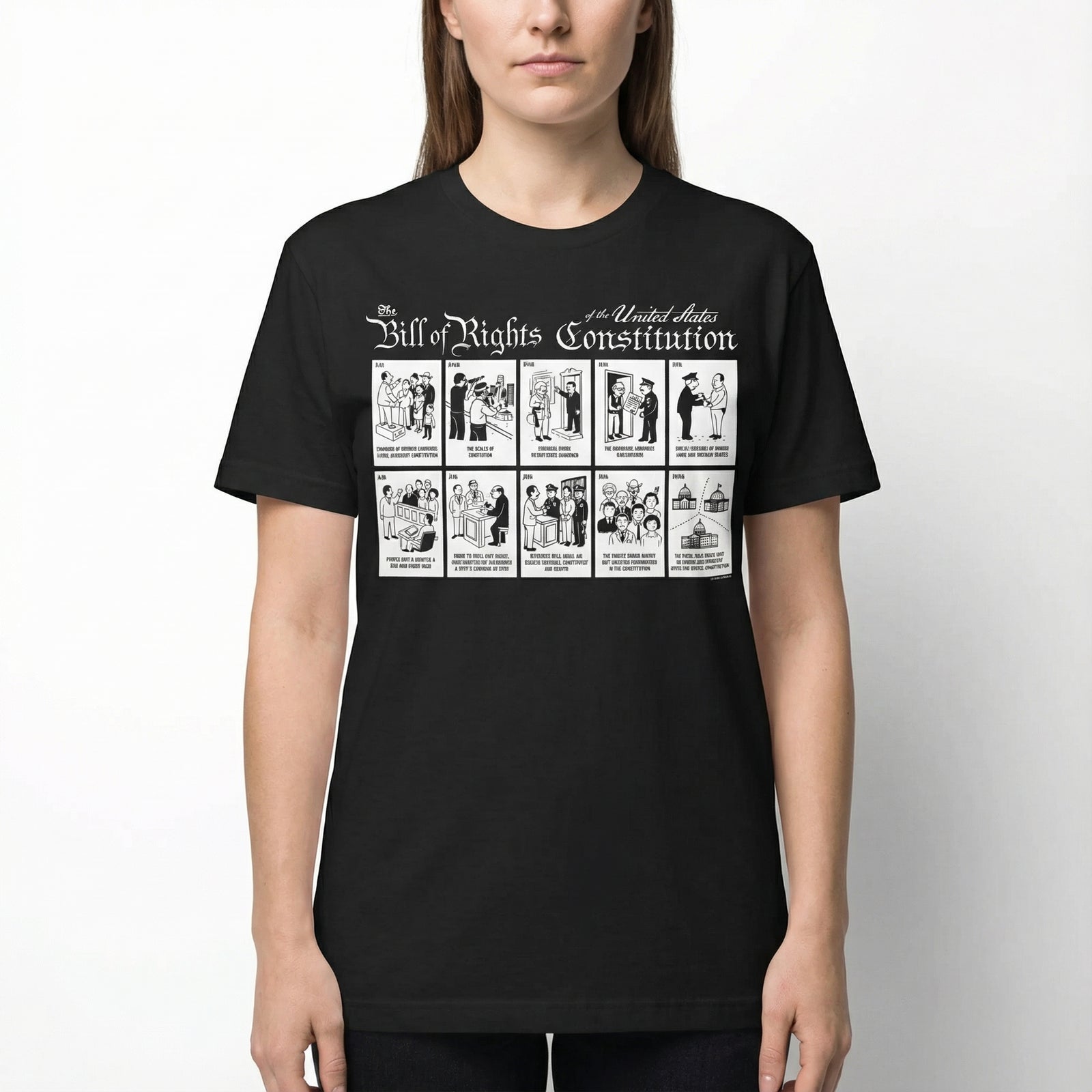 The Illustrated Bill of Rights Graphic Tee