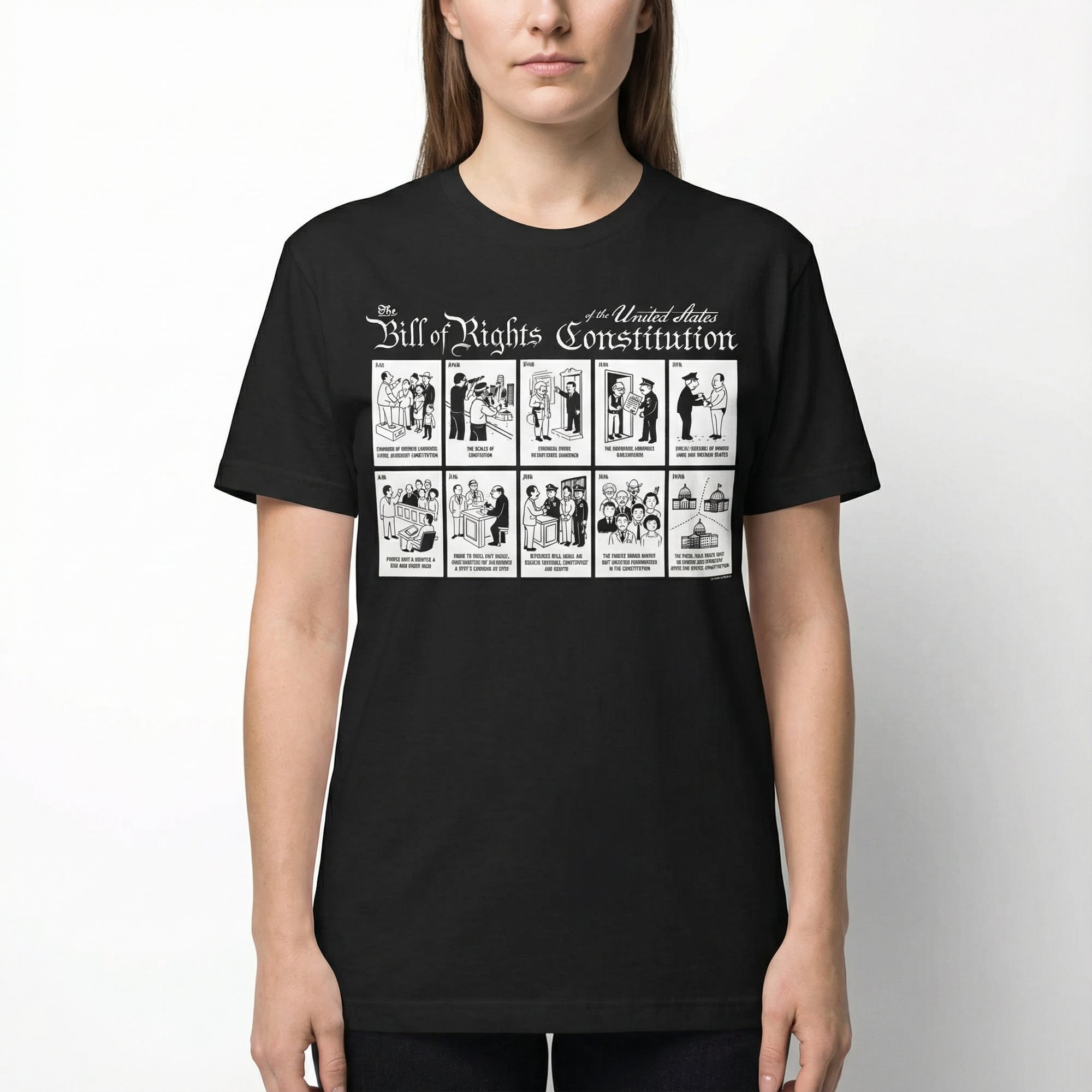 The Illustrated Bill of Rights Graphic Tee