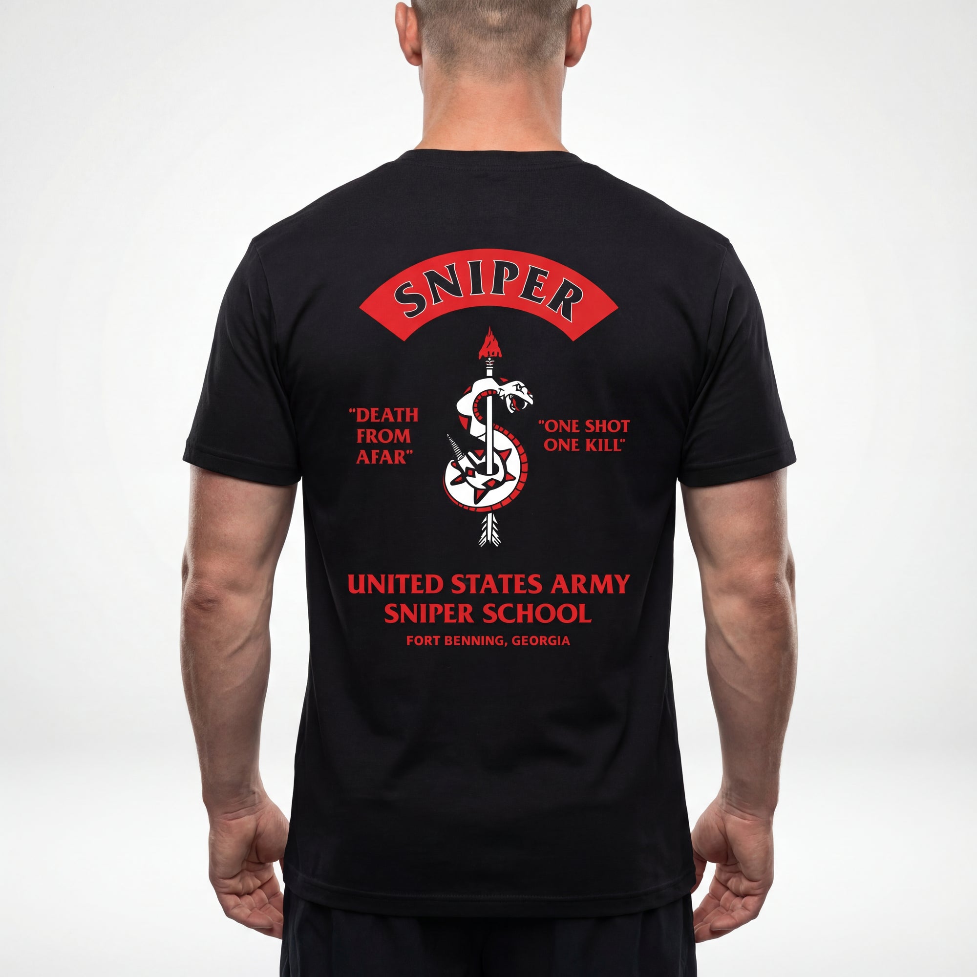 US Army Sniper School Garment-dyed Heavyweight T-shirt