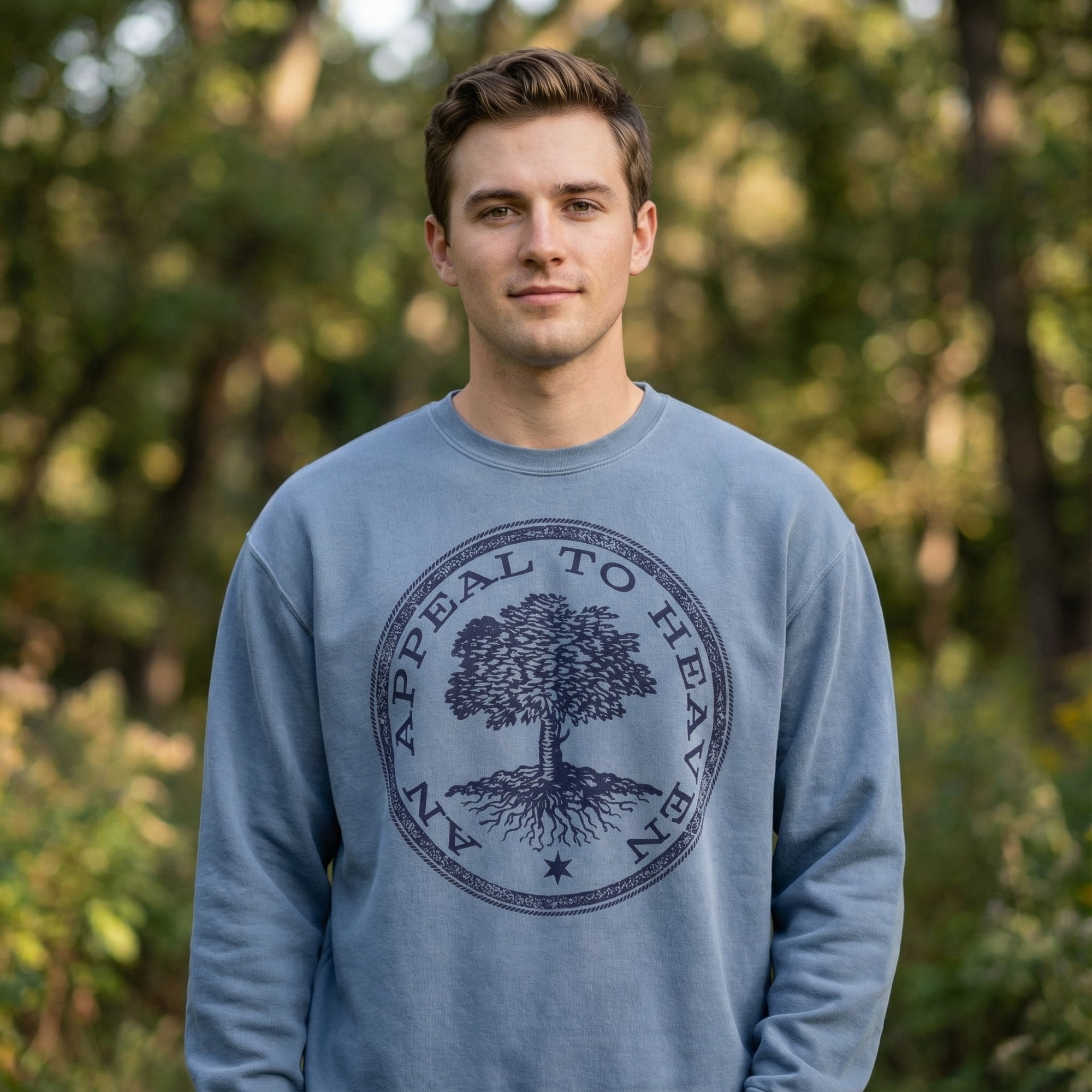 An Appeal to Heaven Unisex Garment-dyed fleece Crewneck Sweatshirt
